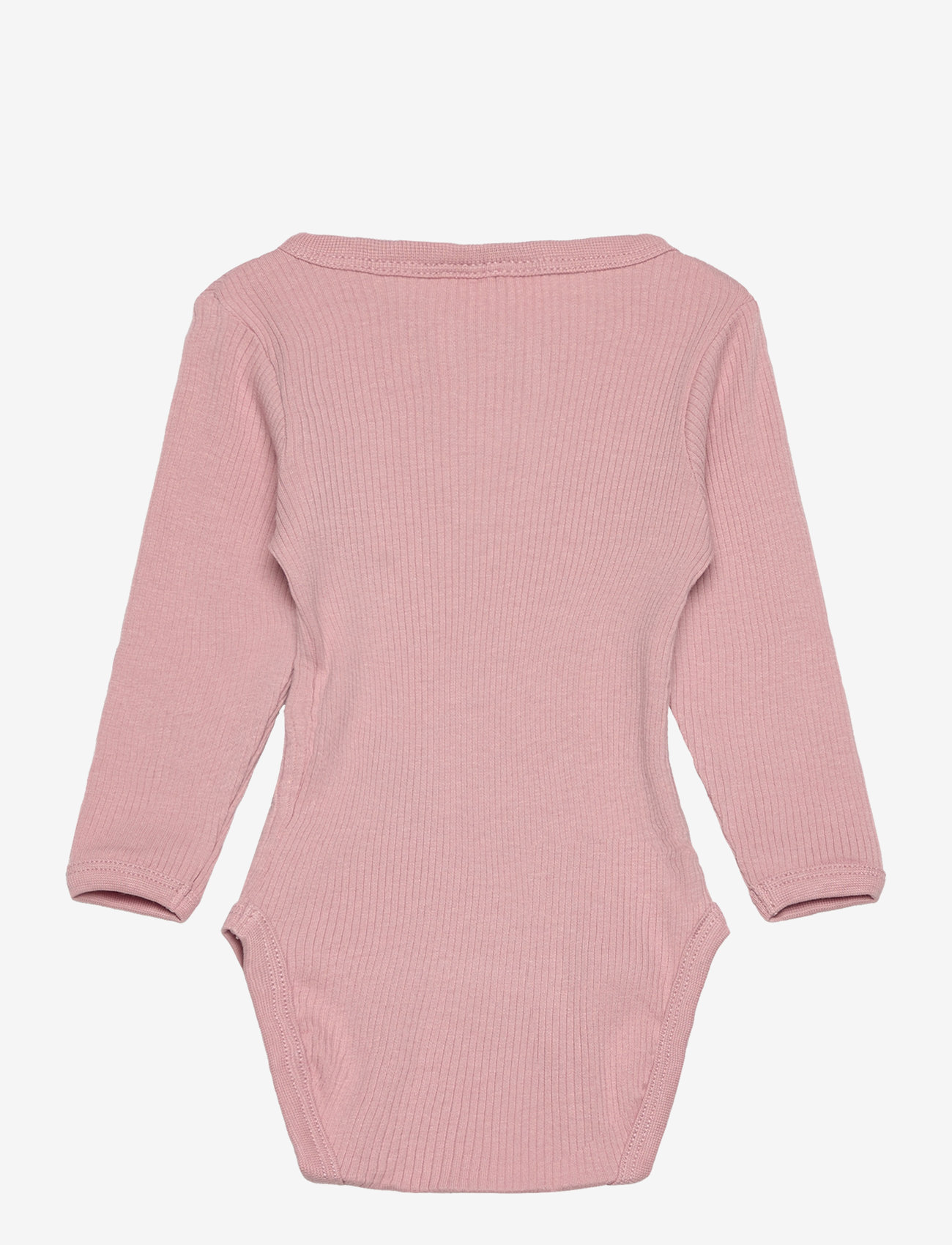 Minymo - Body LS Rib - pale mauve - 1