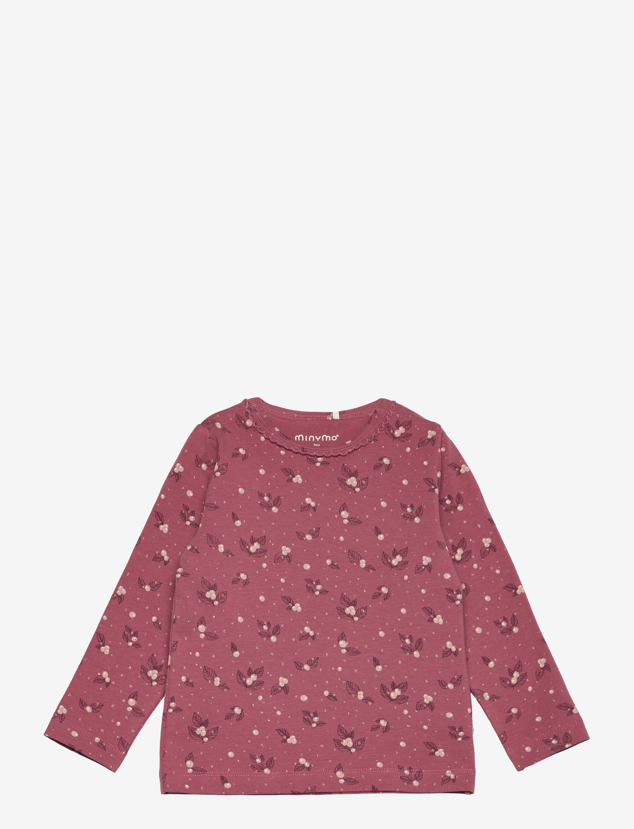 Minymo - T-shirt LS AOP - deco rose - 0