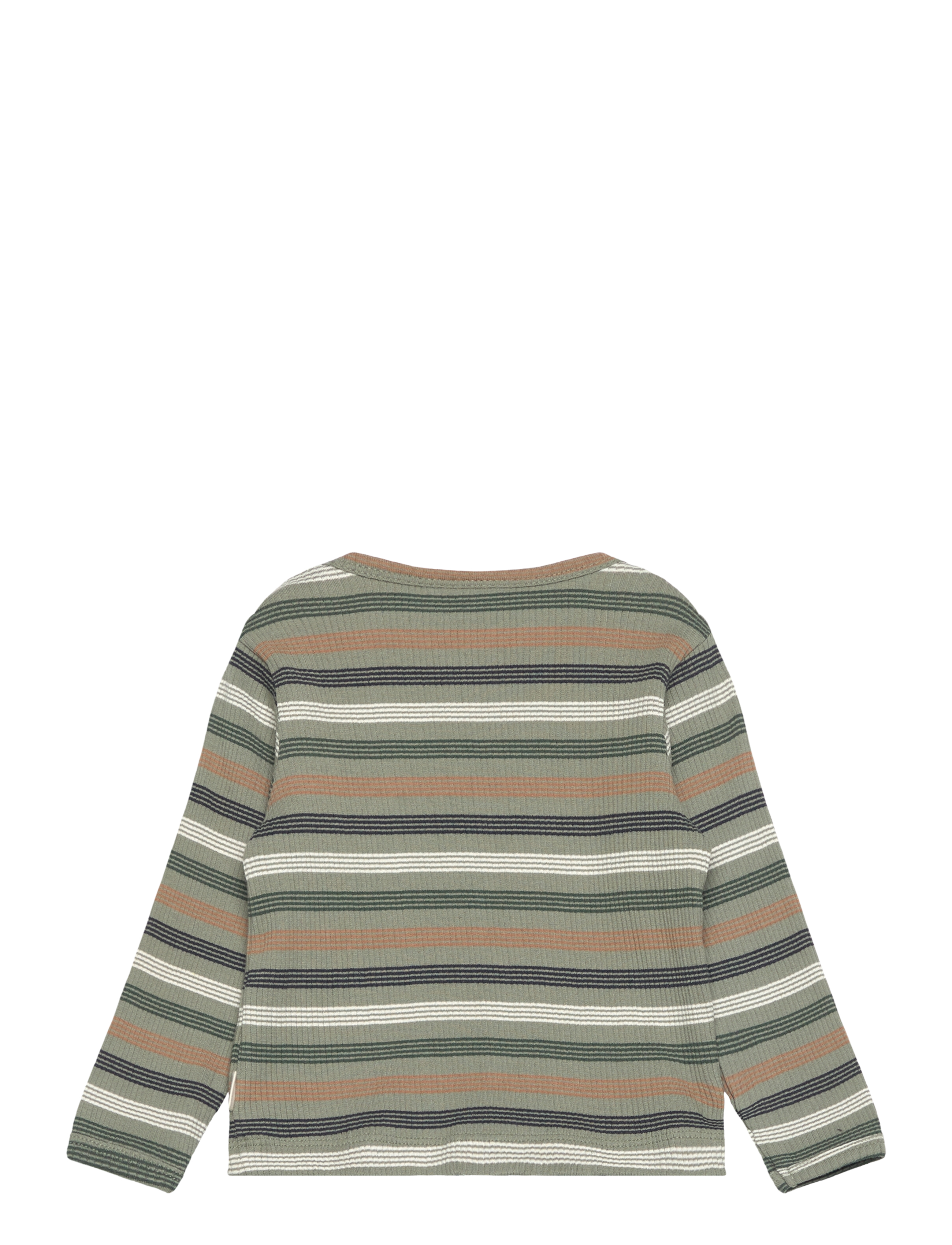 Minymo - T-shirt LS Y/D Rib - sea spray - 1