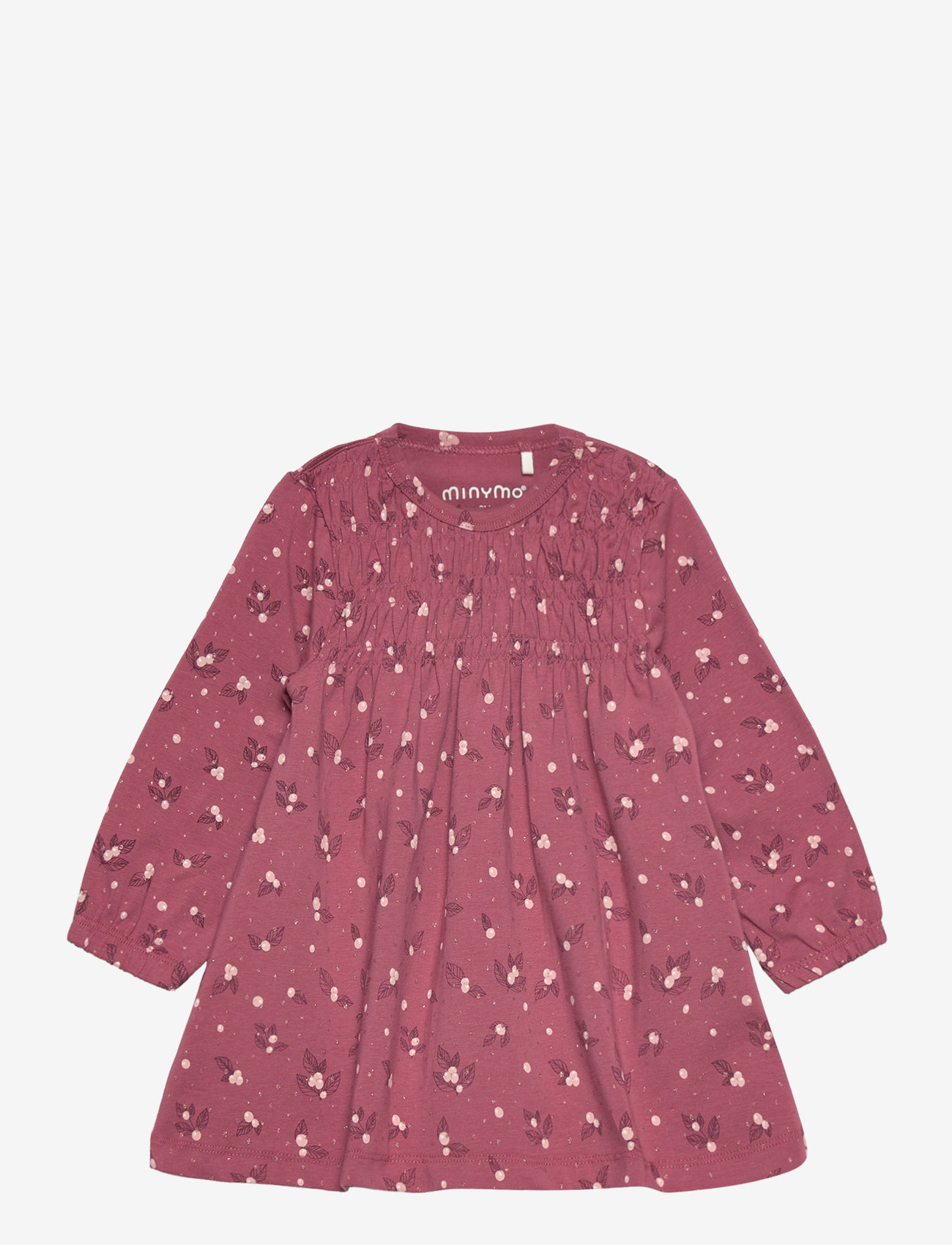 Minymo - Dress LS AOP - deco rose - 0