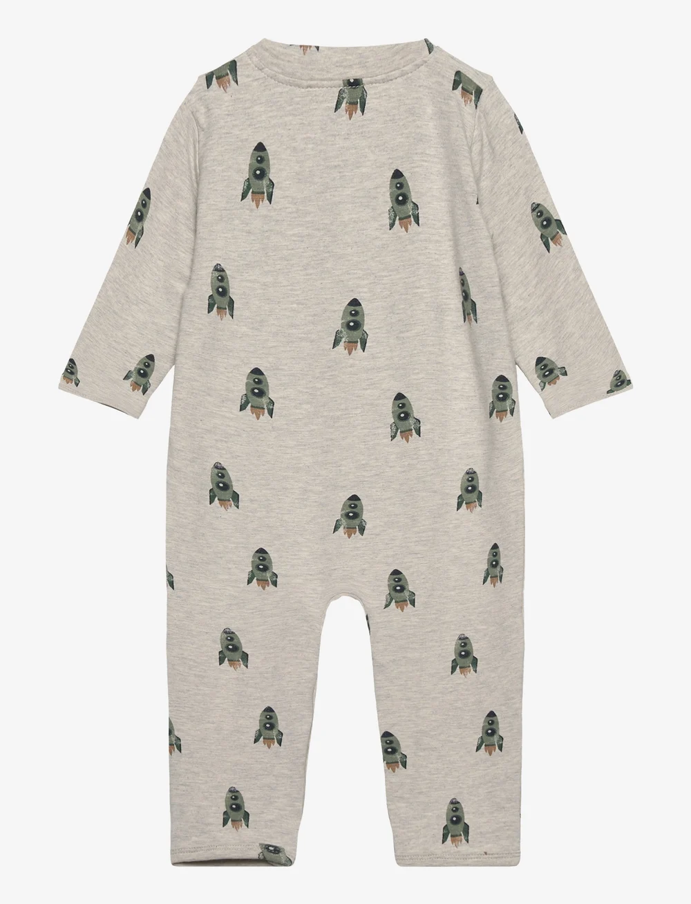 Minymo - Suit LS AOP Sweat - pikkade varrukatega - grey melange - 1