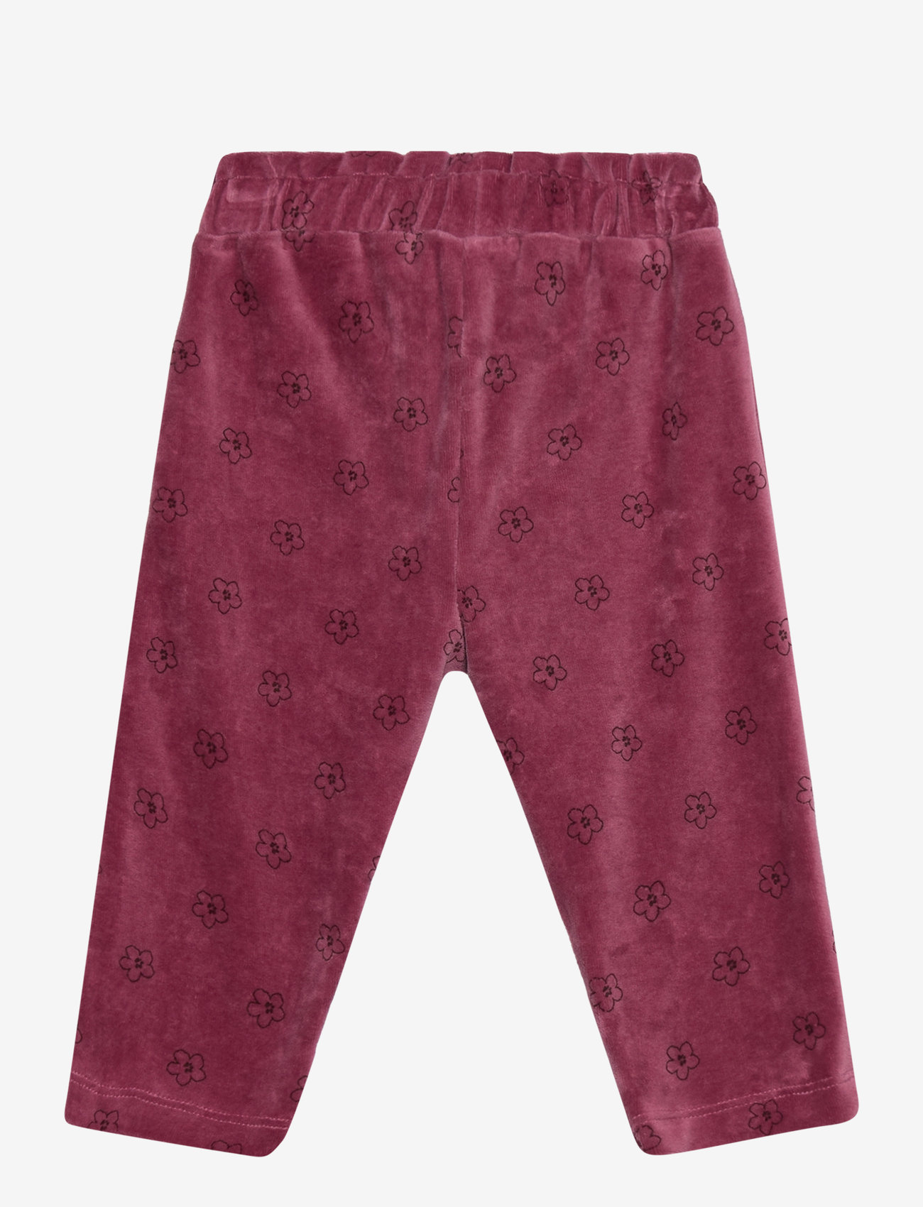 Minymo - Pants AOP Velour - deco rose - 1