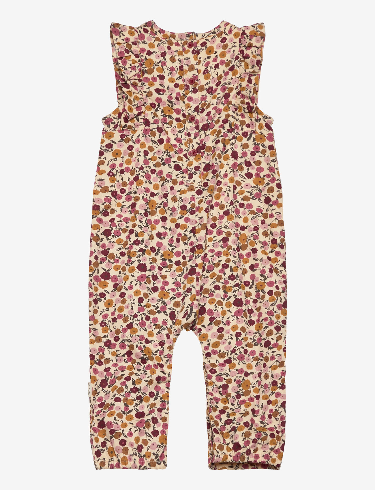 Minymo - Suit AOP w. Lining - eggnog - 1