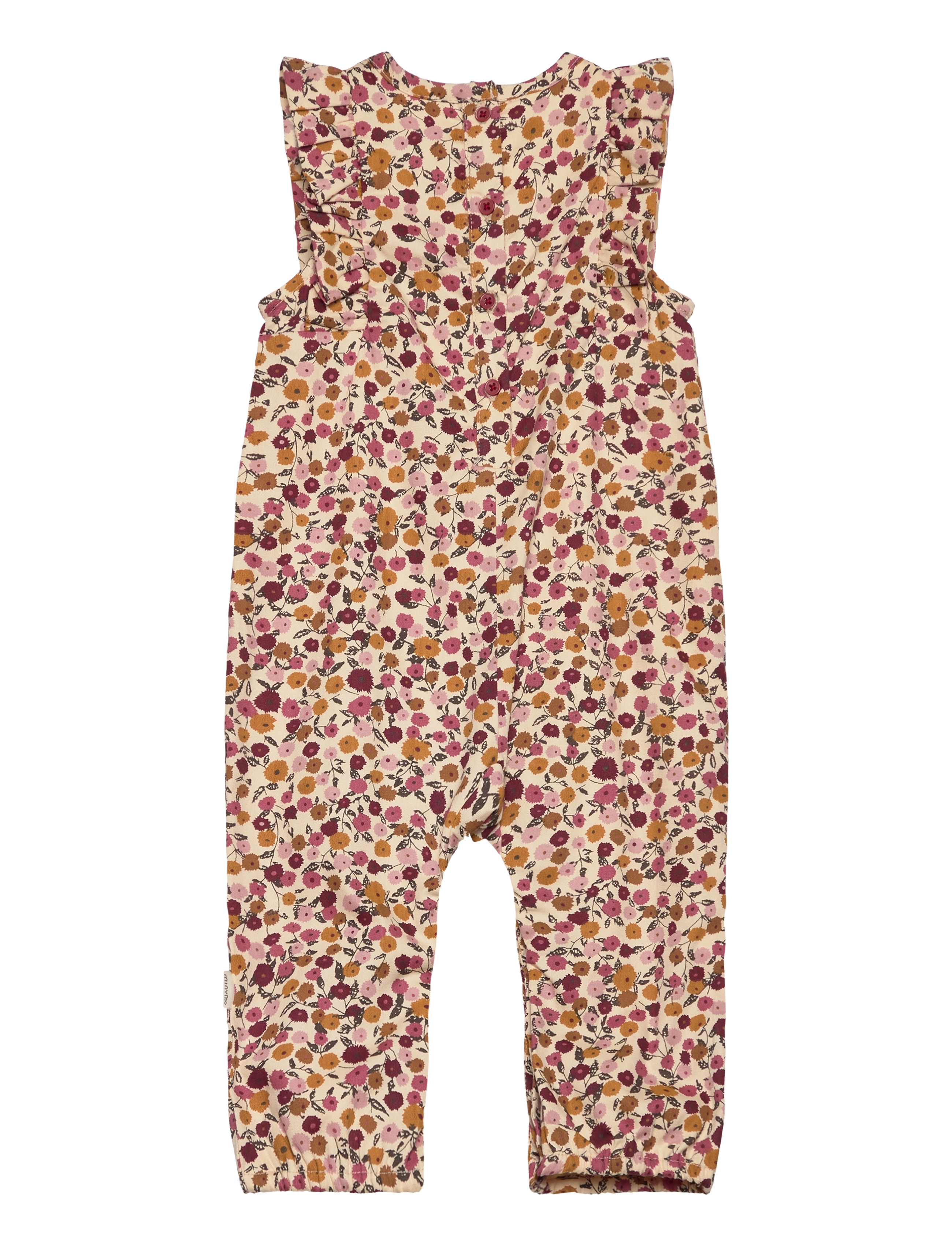 Minymo - Suit AOP w. Lining - eggnog - 1