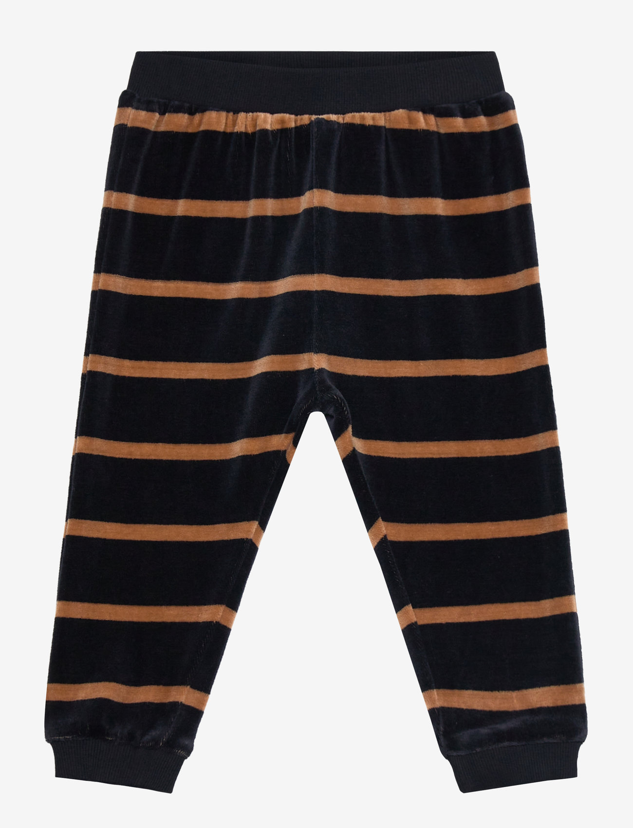 Minymo - Pants Y/D Velour - sweatpants - dark navy - 0