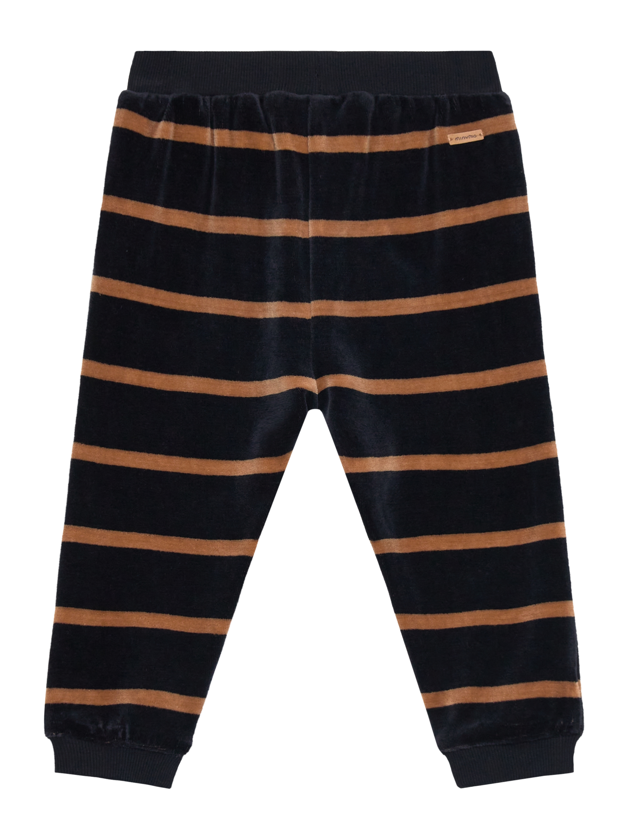 Minymo - Pants Y/D Velour - dark navy - 1