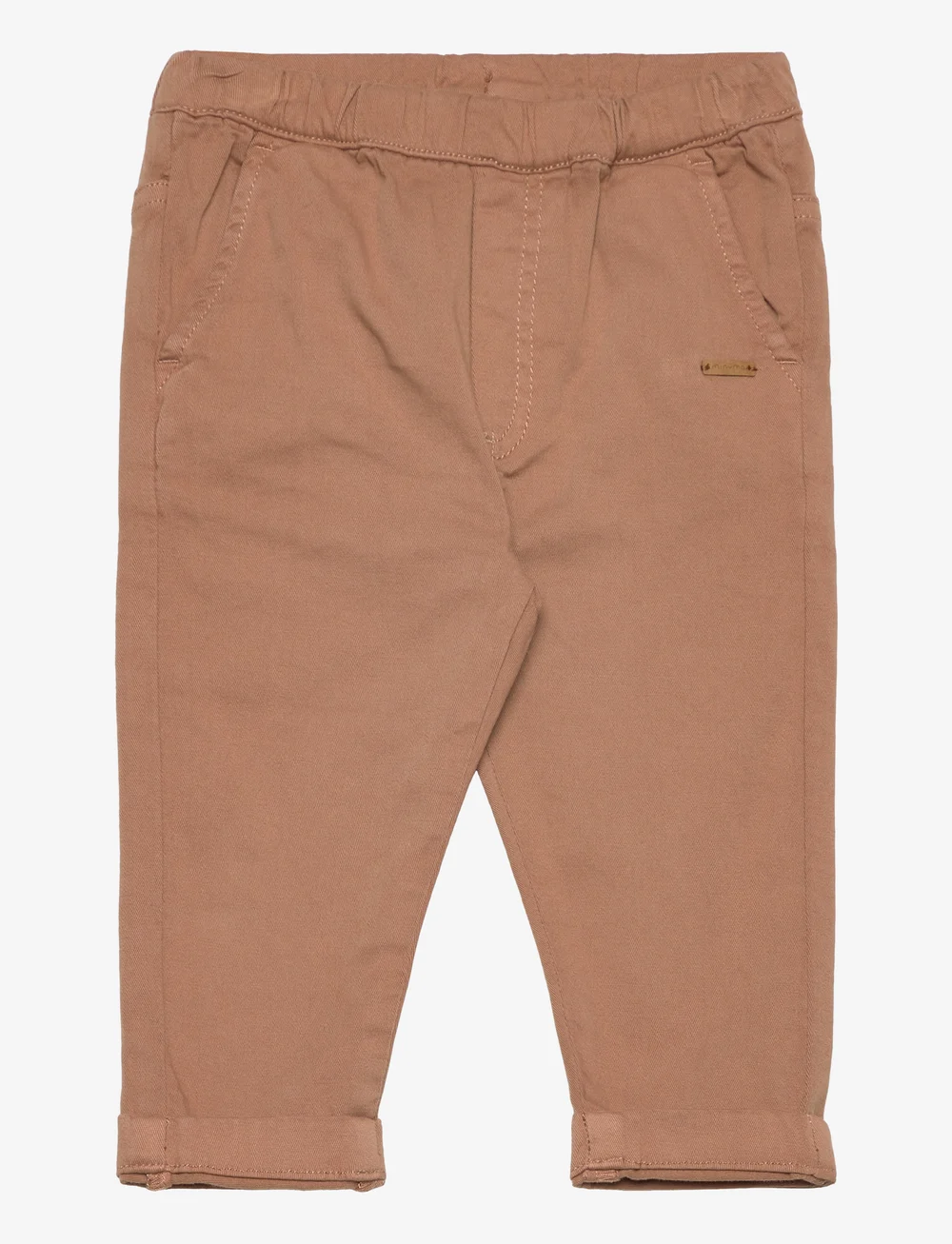 Minymo - Pants Twill - sweatpants - tiger's eye - 0