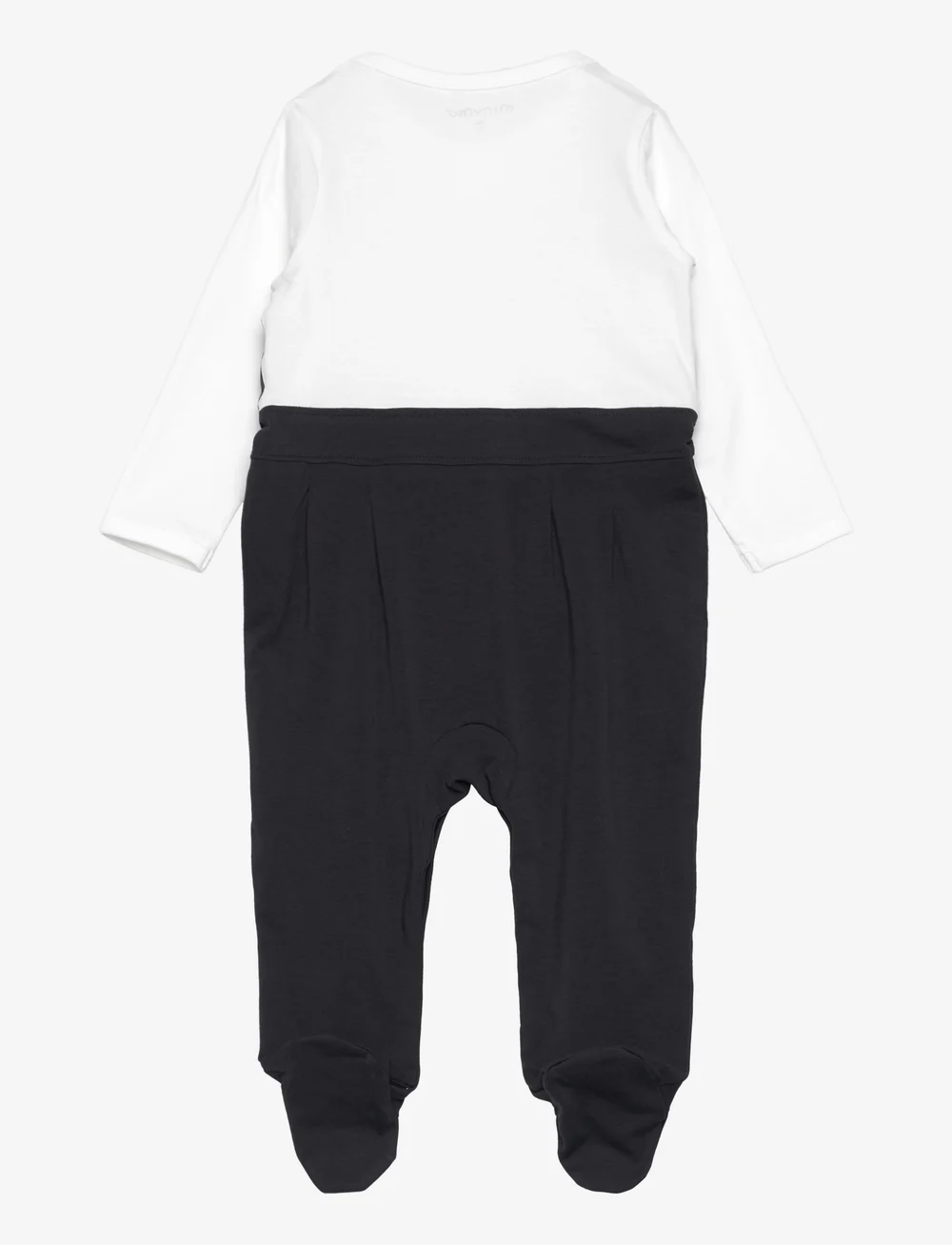 Minymo - Suit LS - langærmede - dark brown melange - 1