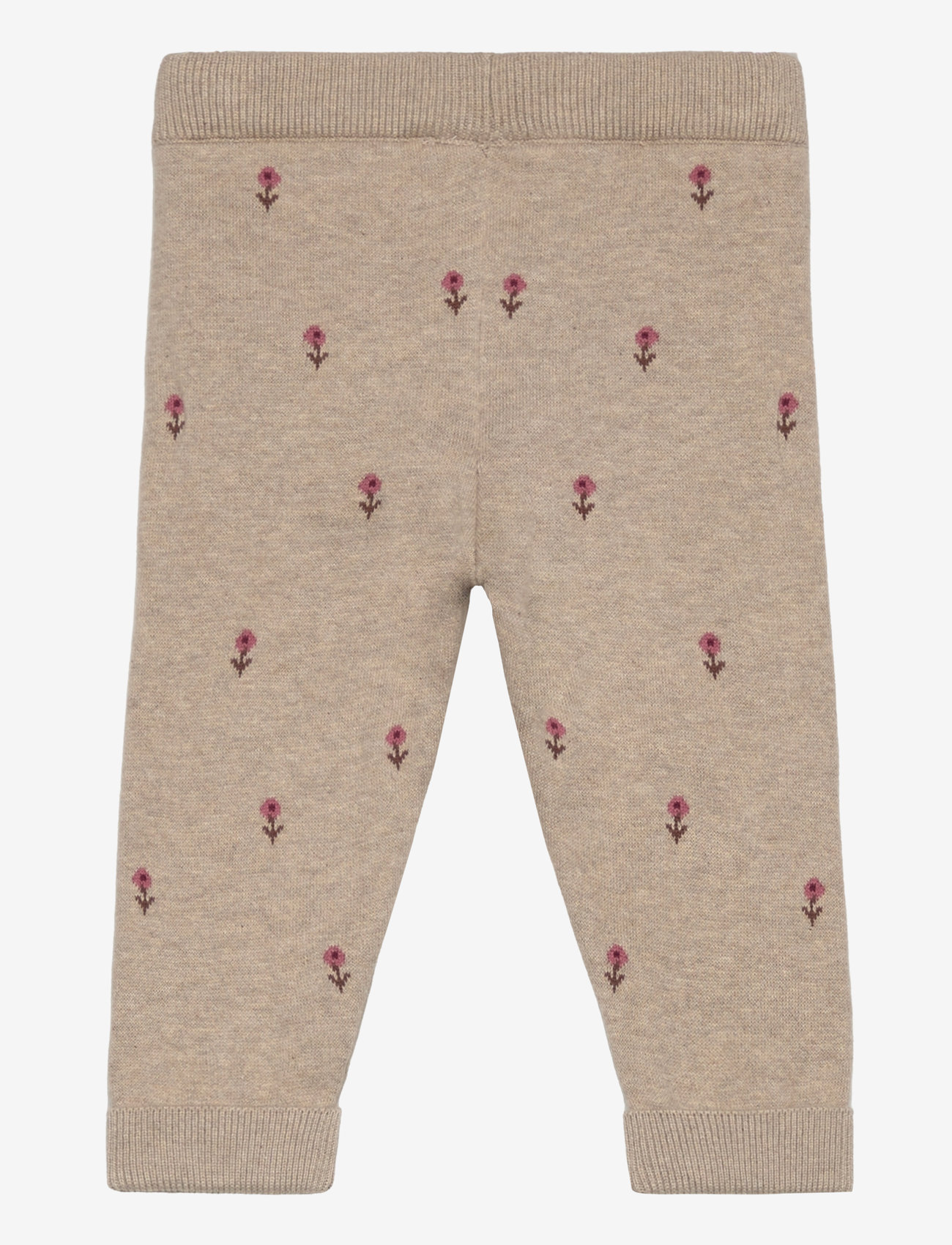 Minymo - Pants Knit - brown melange - 1