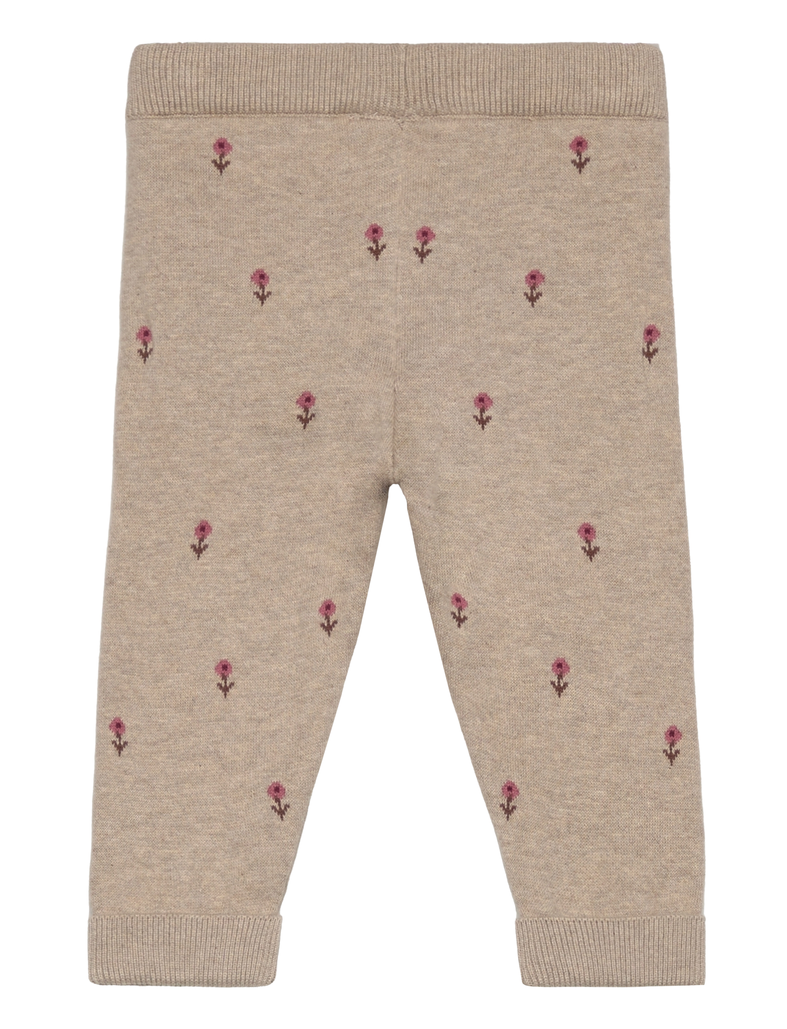 Minymo - Pants Knit - brown melange - 1