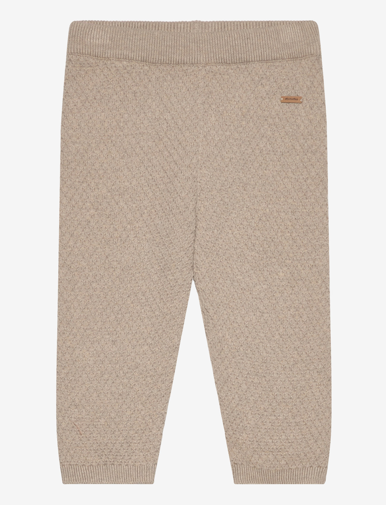 Minymo - Pants Knit - brown melange - 0