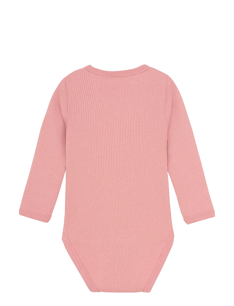 Minymo - Body LS Rib - rosette - 1