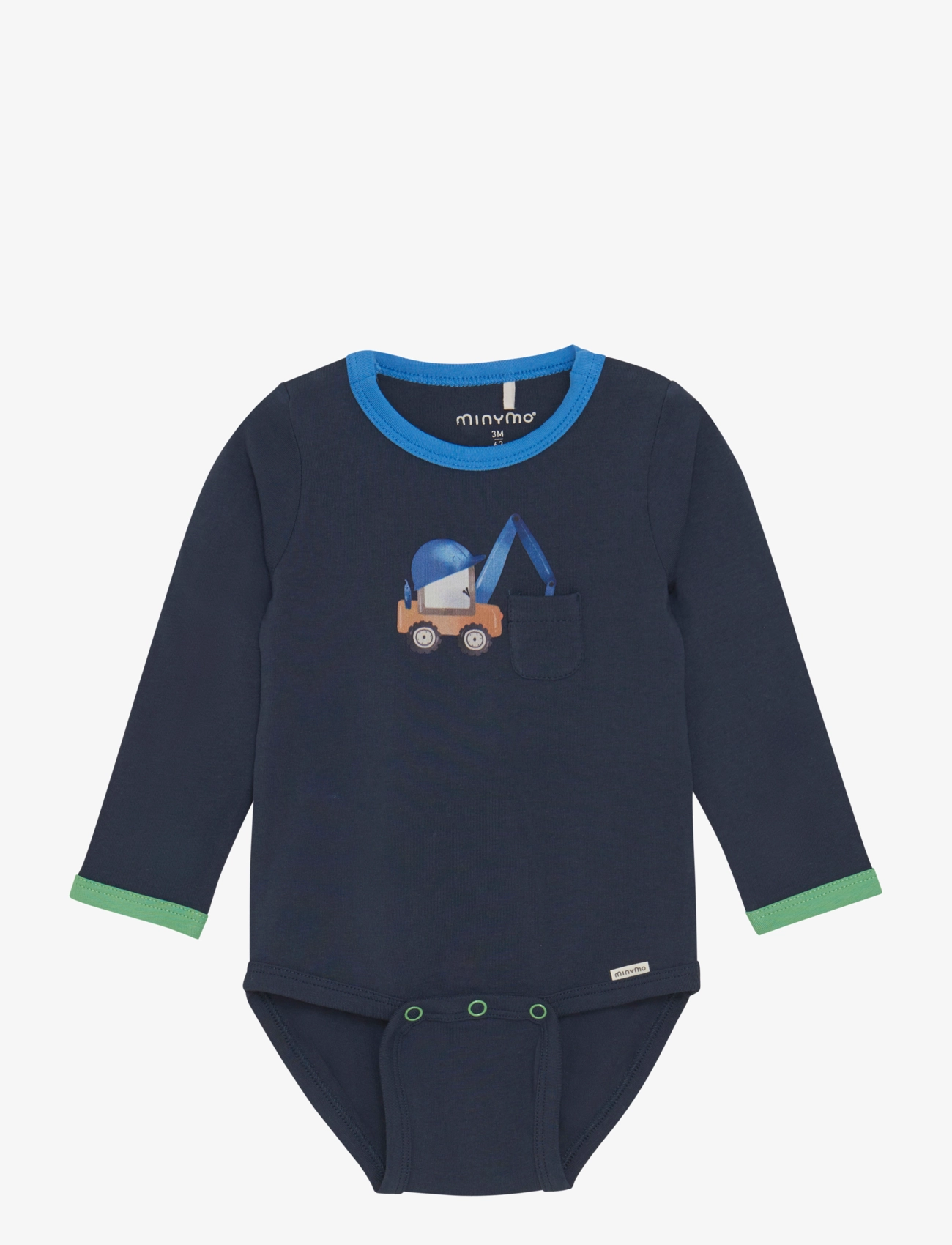 Minymo Body LS - Pikkade varrukatega bodid - BLUE NIGHTS / navy