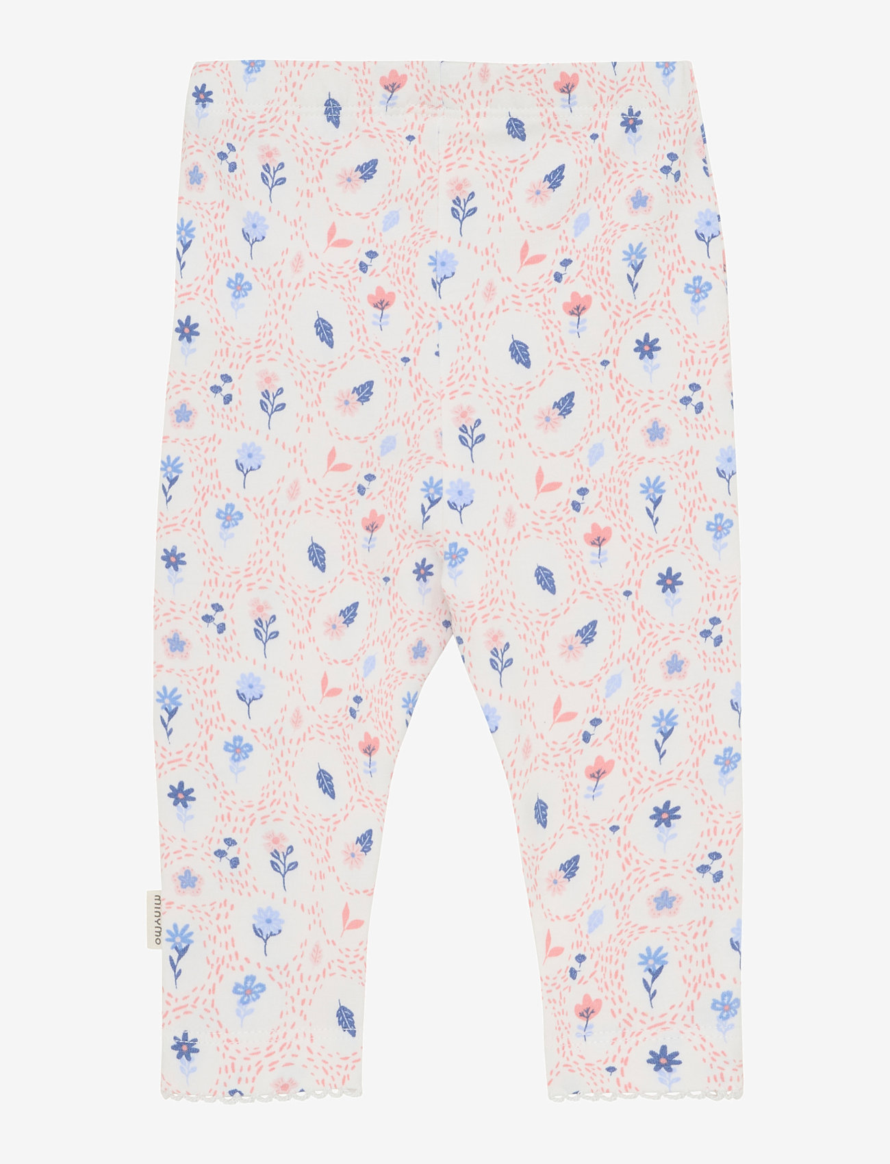 Minymo - Leggings AOP - herbstliche kleidung - marshmallow white - 1