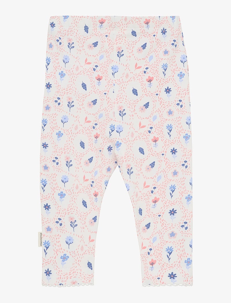 Minymo - Leggings AOP - leggings - marshmallow white - 1
