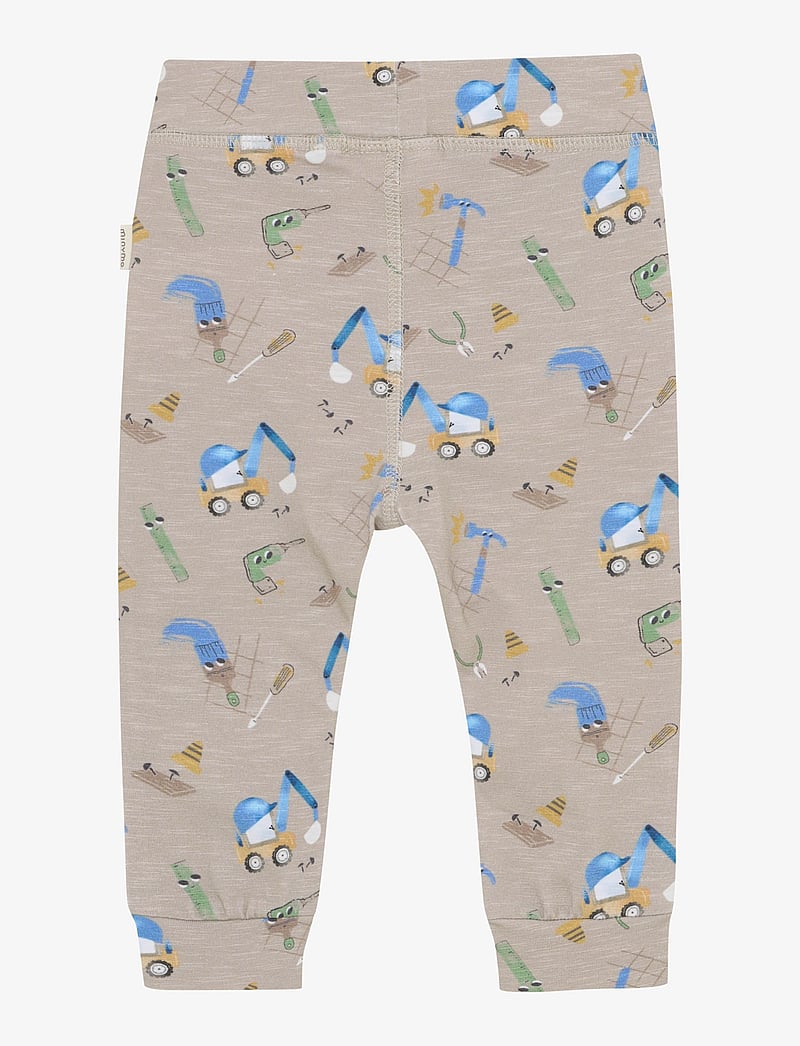 Minymo - Pants AOP - dressipüksid - pure cashmere - 1