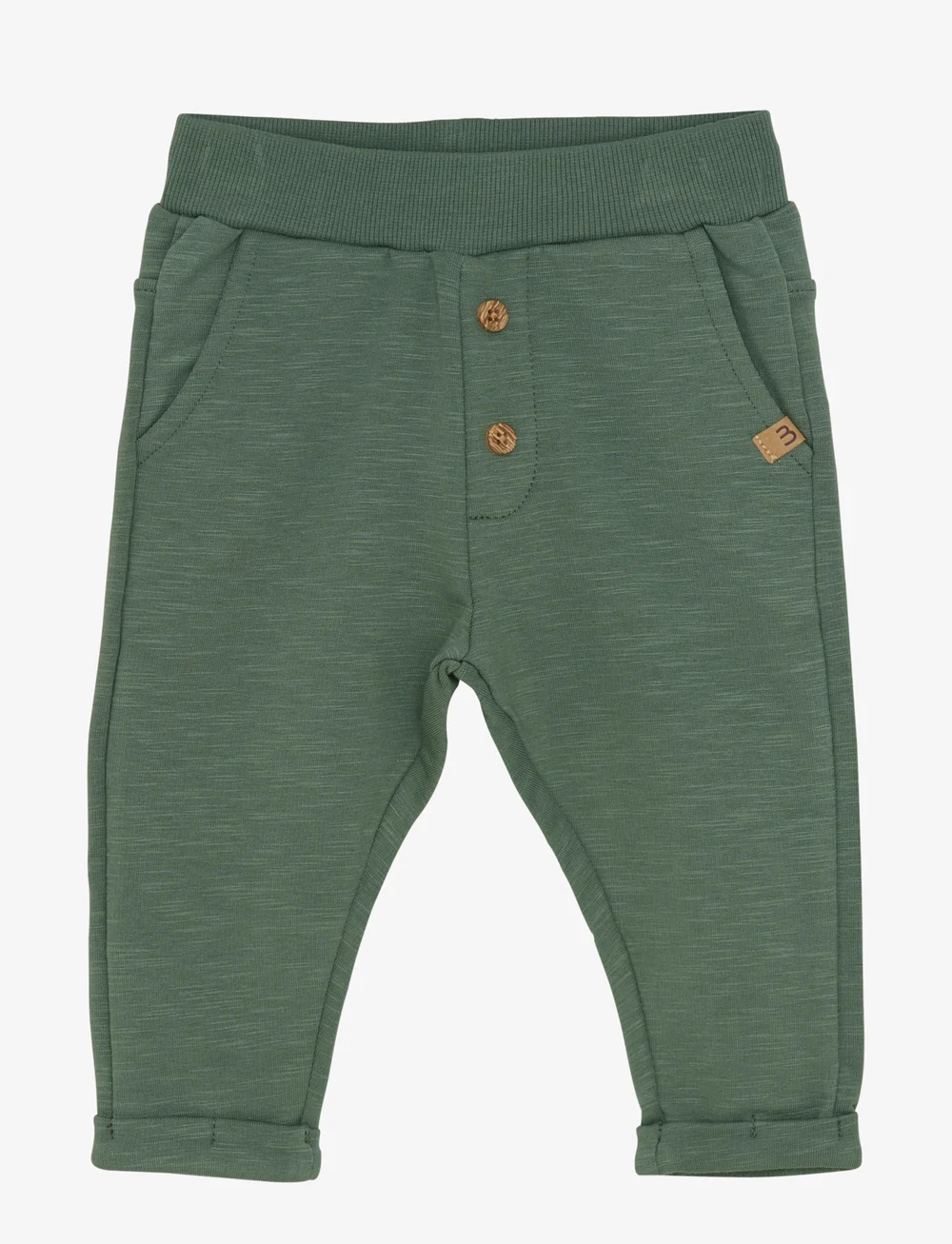 Minymo - Pants Sweat - sweatpants - duck green - 0