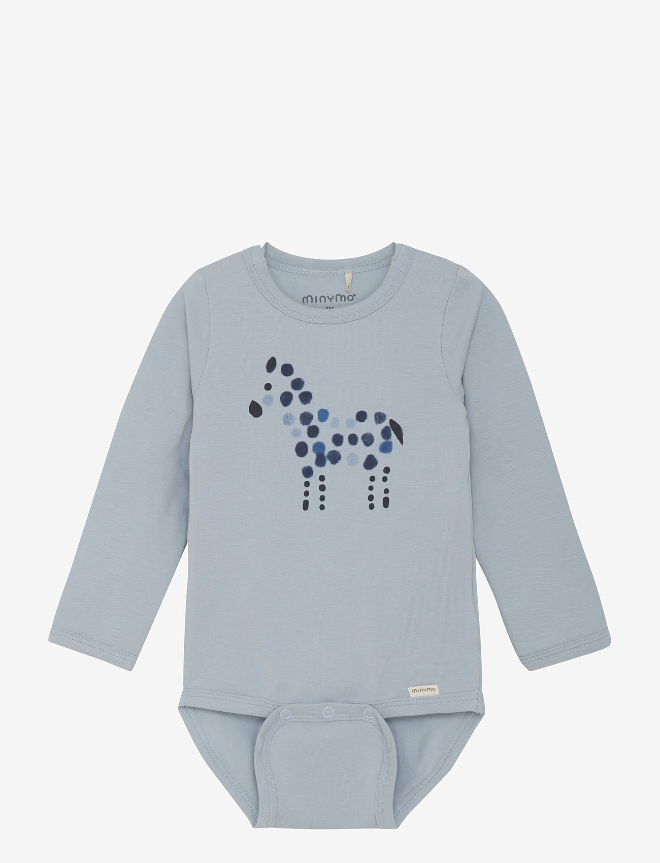 Minymo - Body LS - laveste priser - blue fog - 0