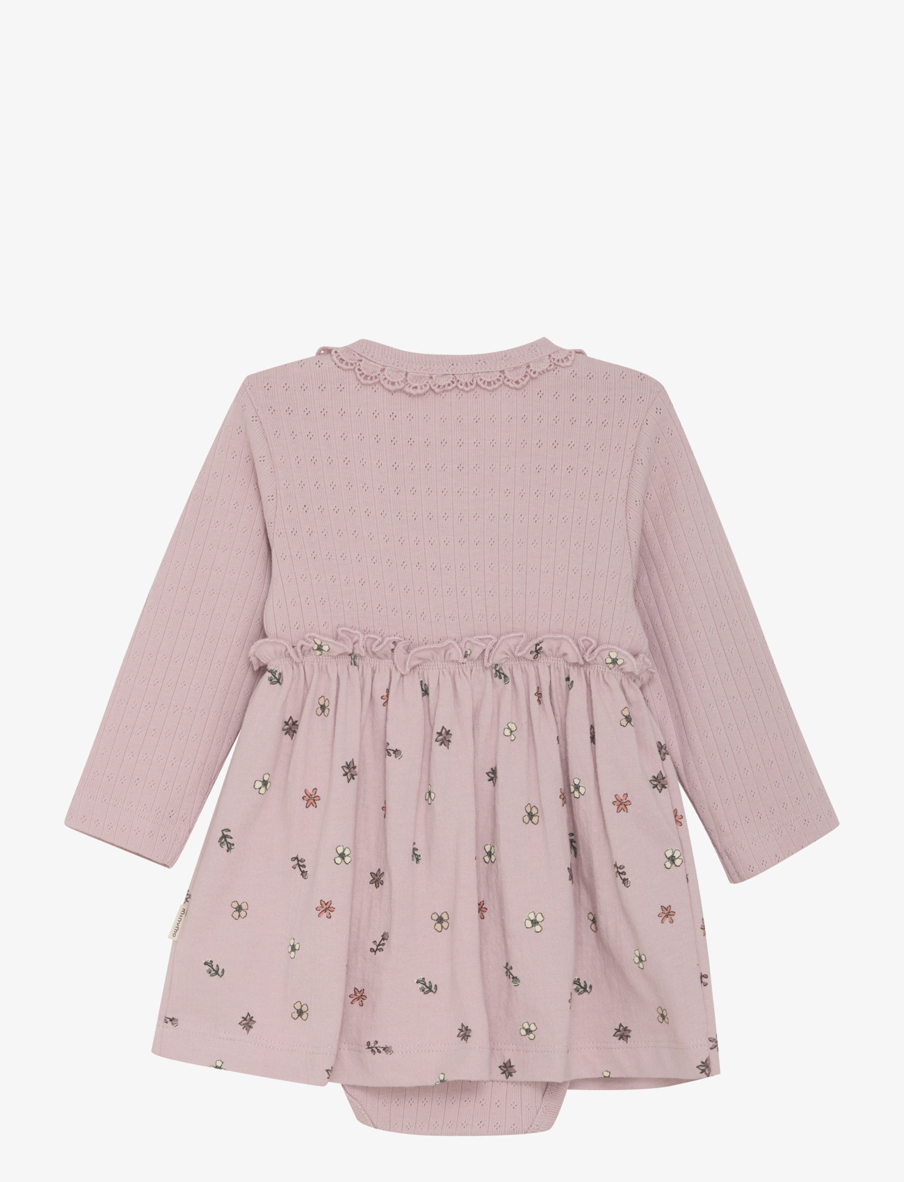 Minymo - Dress LS AOP - burnished lilac - 1