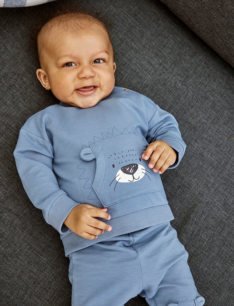 Minymo - Pants Sweat - jogginghosen - flint stone - 0