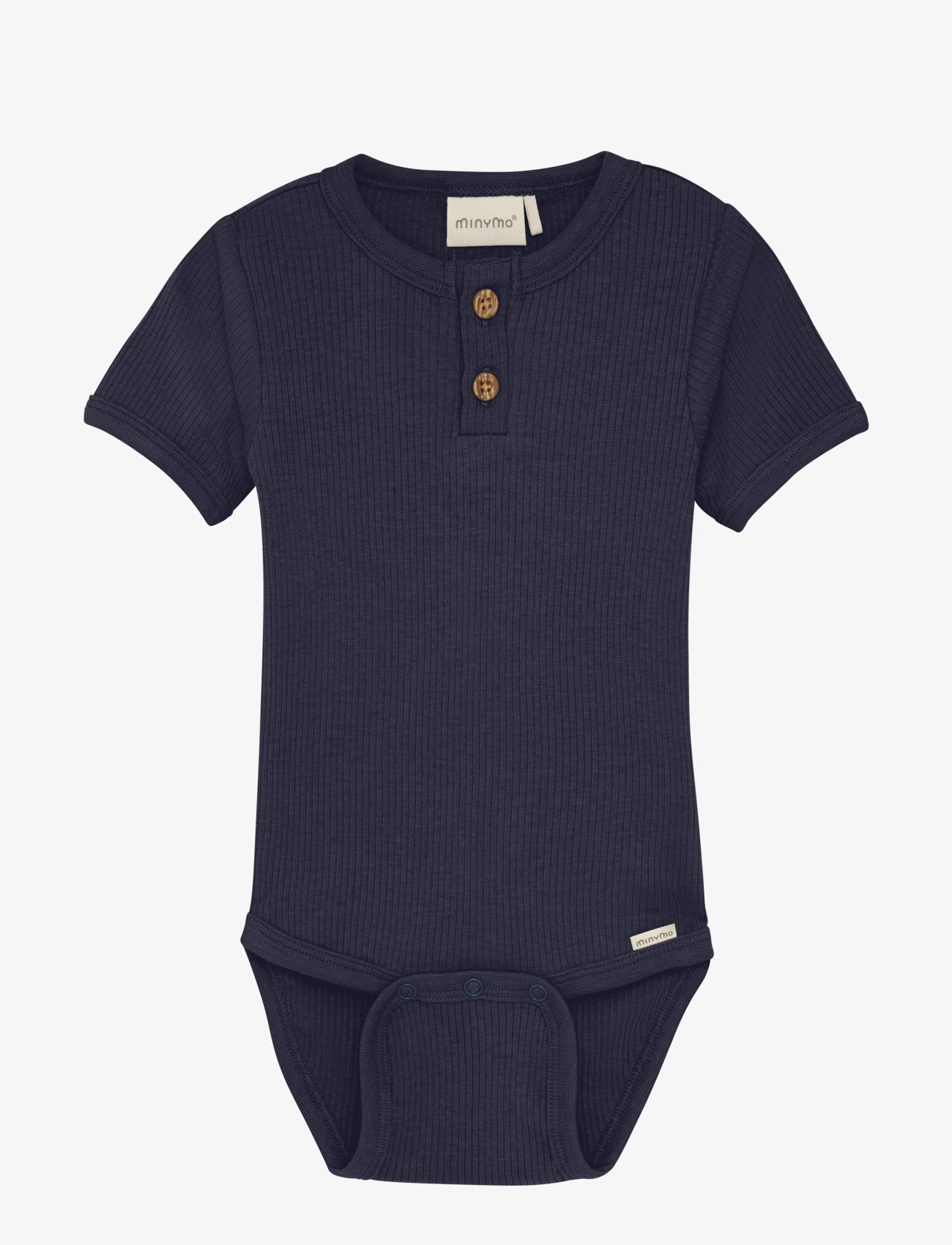 Minymo Body SS Rib - 4 for 3 - BLUE NIGHTS / navy