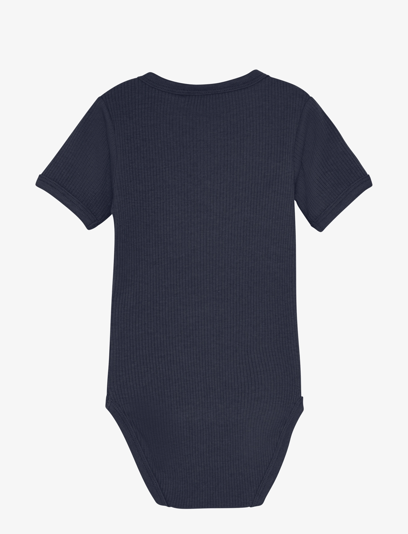 Minymo - Body SS Rib - kortærmede bodyer - blue nights - 1