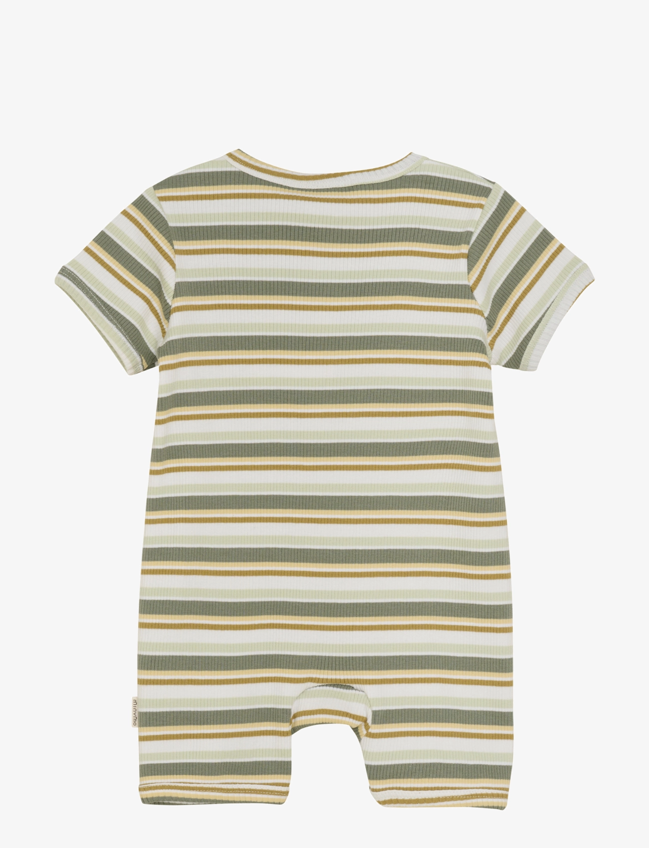 Minymo - Suit SS Y/D Rib - sea spray - 1