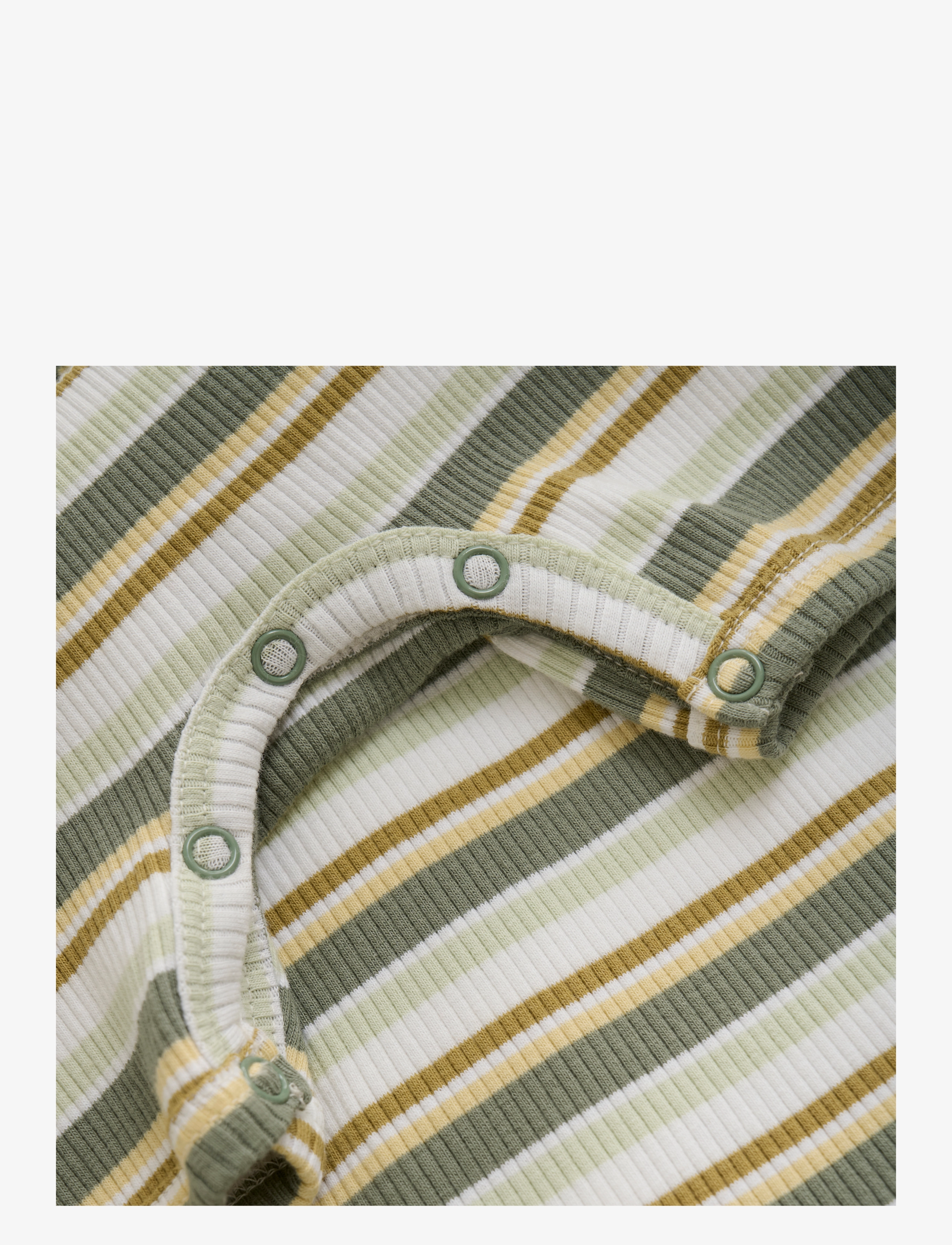 Minymo - Suit SS Y/D Rib - sea spray - 2