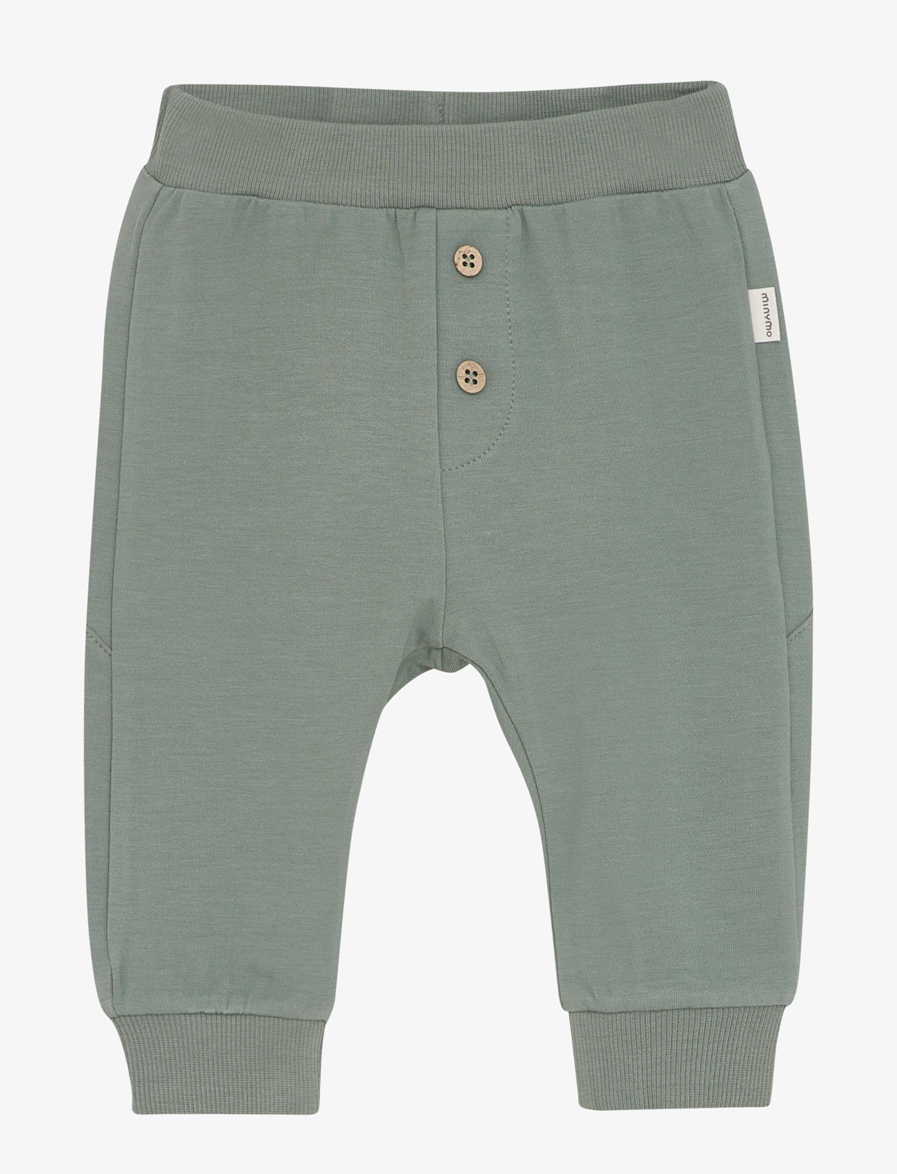 Minymo Pants Sweat, 68, Unterteile, Grün - Sweatpants, Kinder