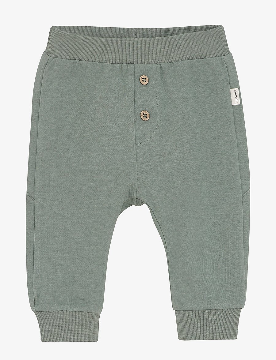 Minymo - Pants Sweat - jogginghosen - sea spray - 0