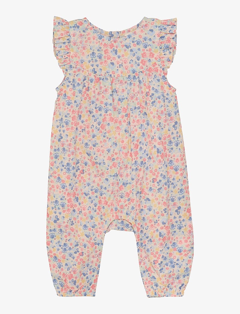 Minymo - Suit AOP w. Lining - kortærmede heldragter - skyway - 0