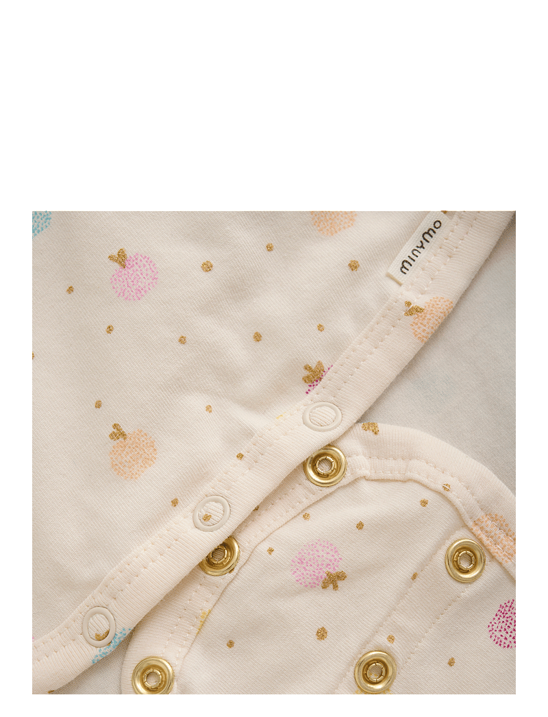 Minymo - Body LS AOP - long-sleeved - white swan - 2