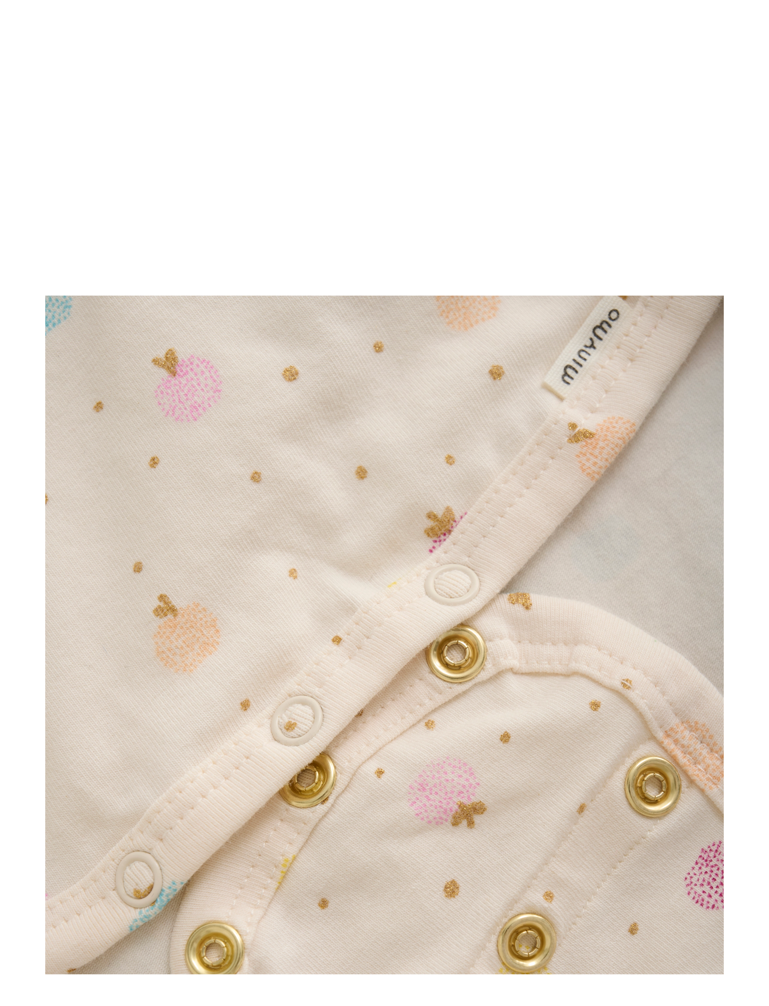 Minymo - Body LS AOP - white swan - 2