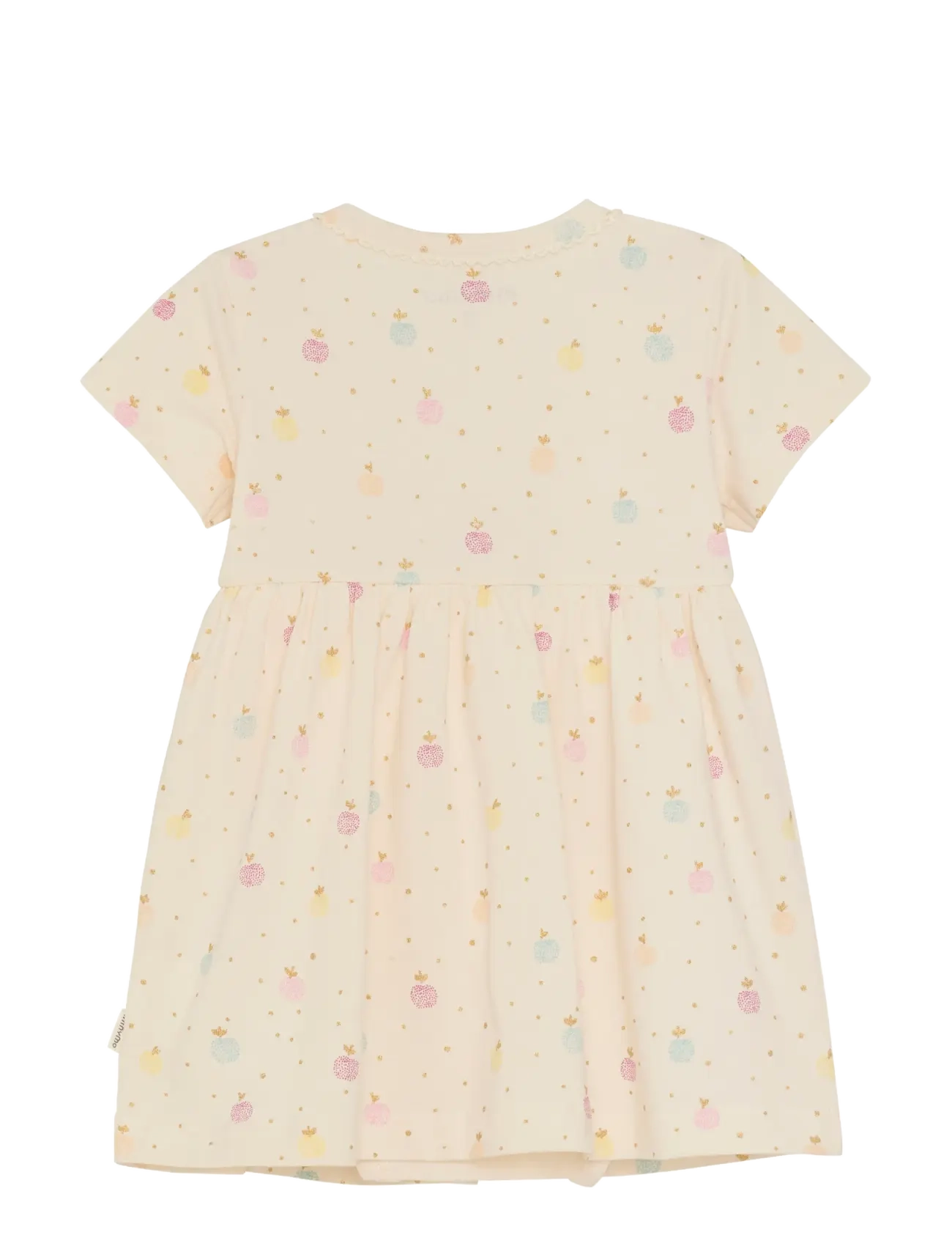 Minymo - Dress SS AOP - white swan - 1