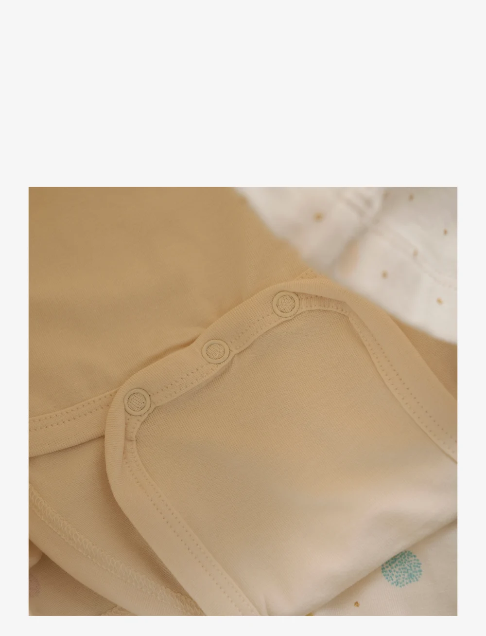 Minymo - Dress SS AOP - kortärmade babyklänningar - white swan - 2