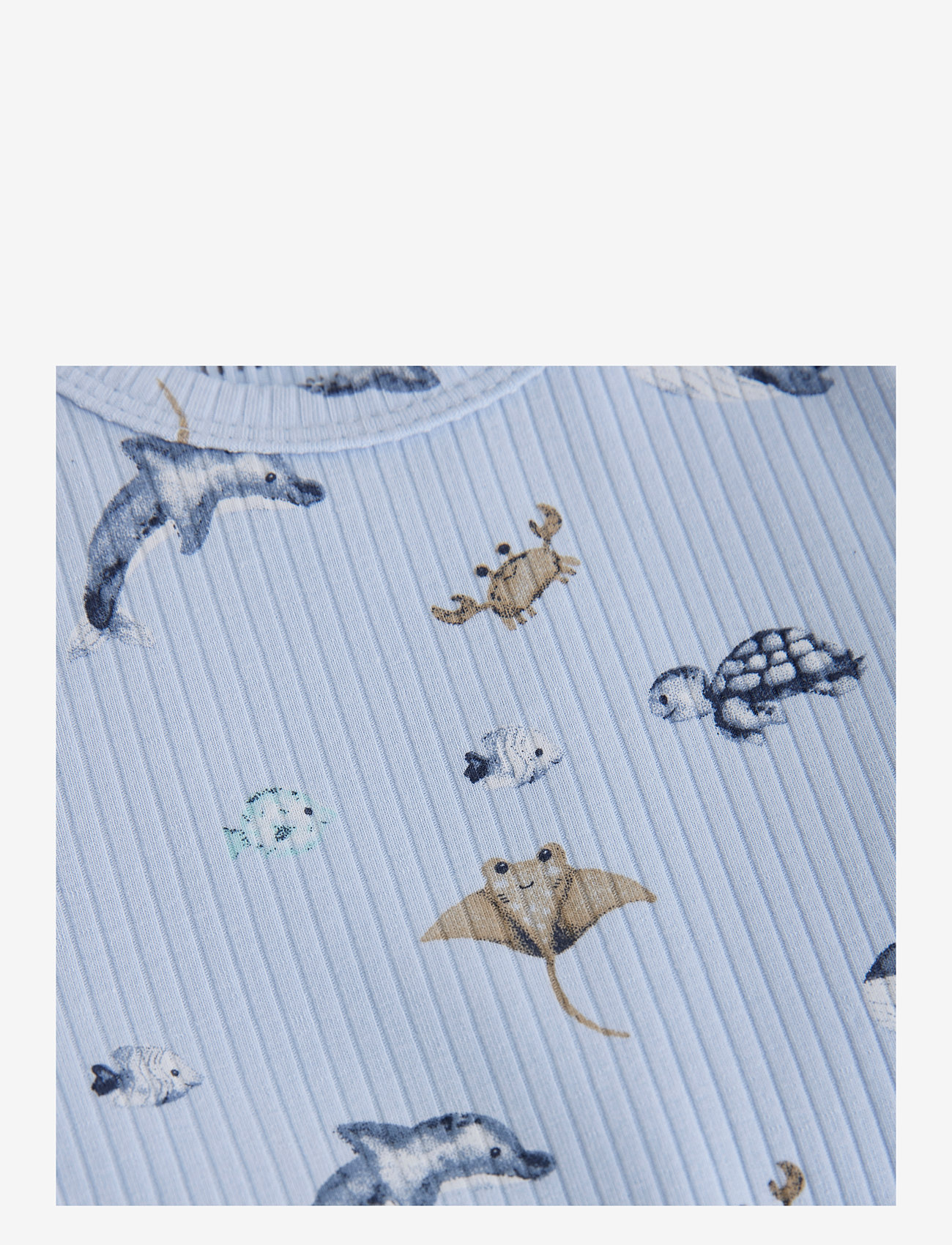 Minymo - Suit SS AOP Rib - kingitused lastele - skyway - 2