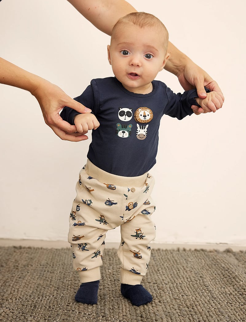 Minymo - Body LS - långärmade bodies - parisian night - 4