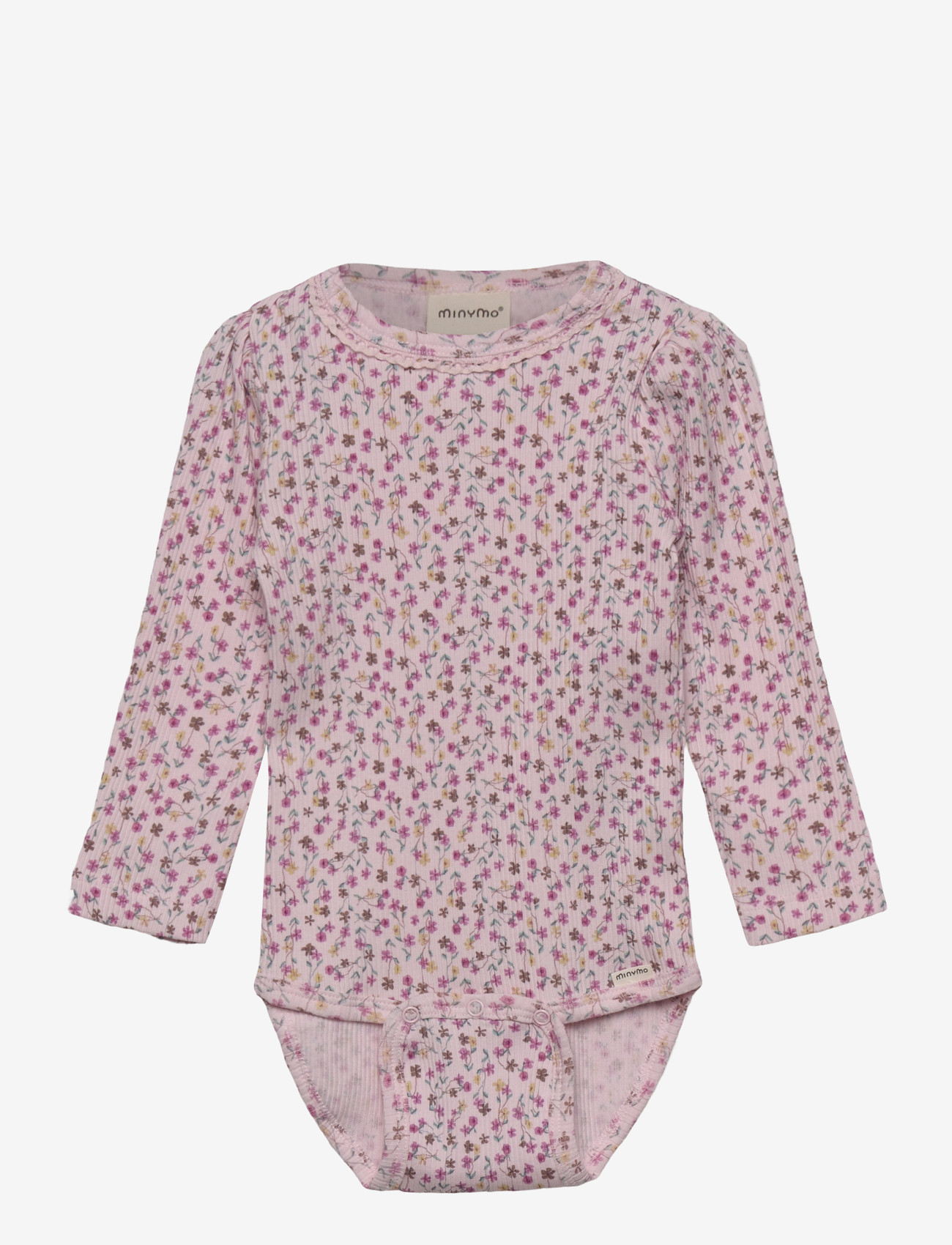 Minymo - Body LS AOP Rib - langærmede bodyer - tender touch - 0