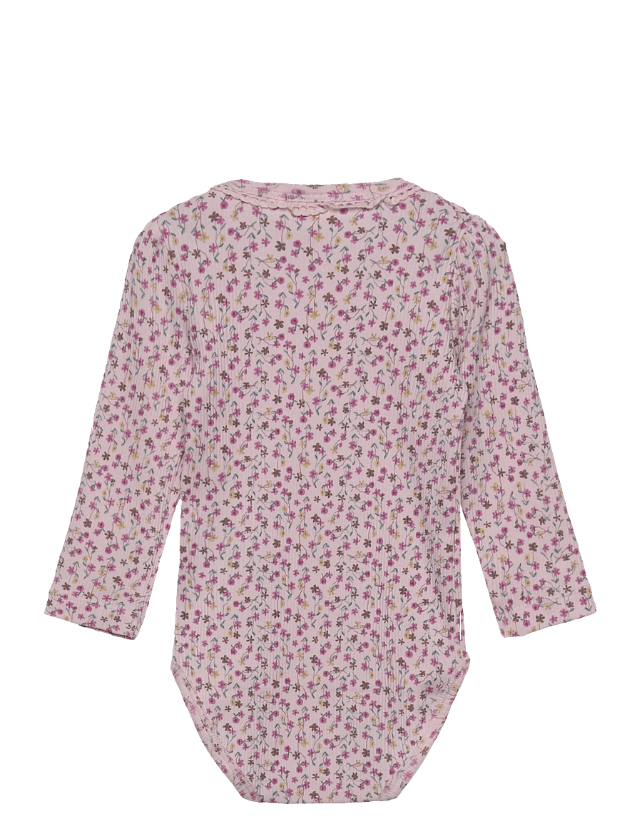 Minymo - Body LS AOP Rib - pikkade varrukatega bodid - tender touch - 1