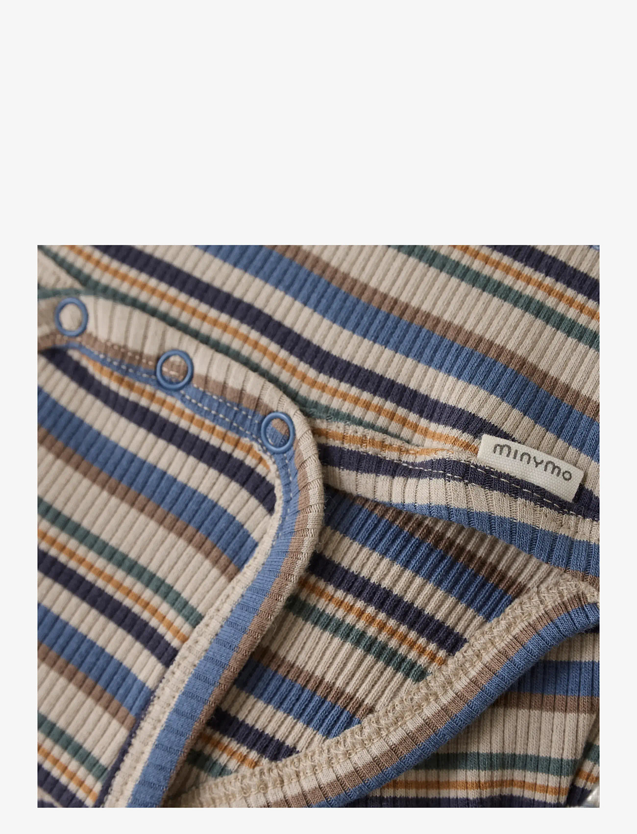 Minymo - Body LS Y/D Rib - julegaver under 300kr - china blue - 2