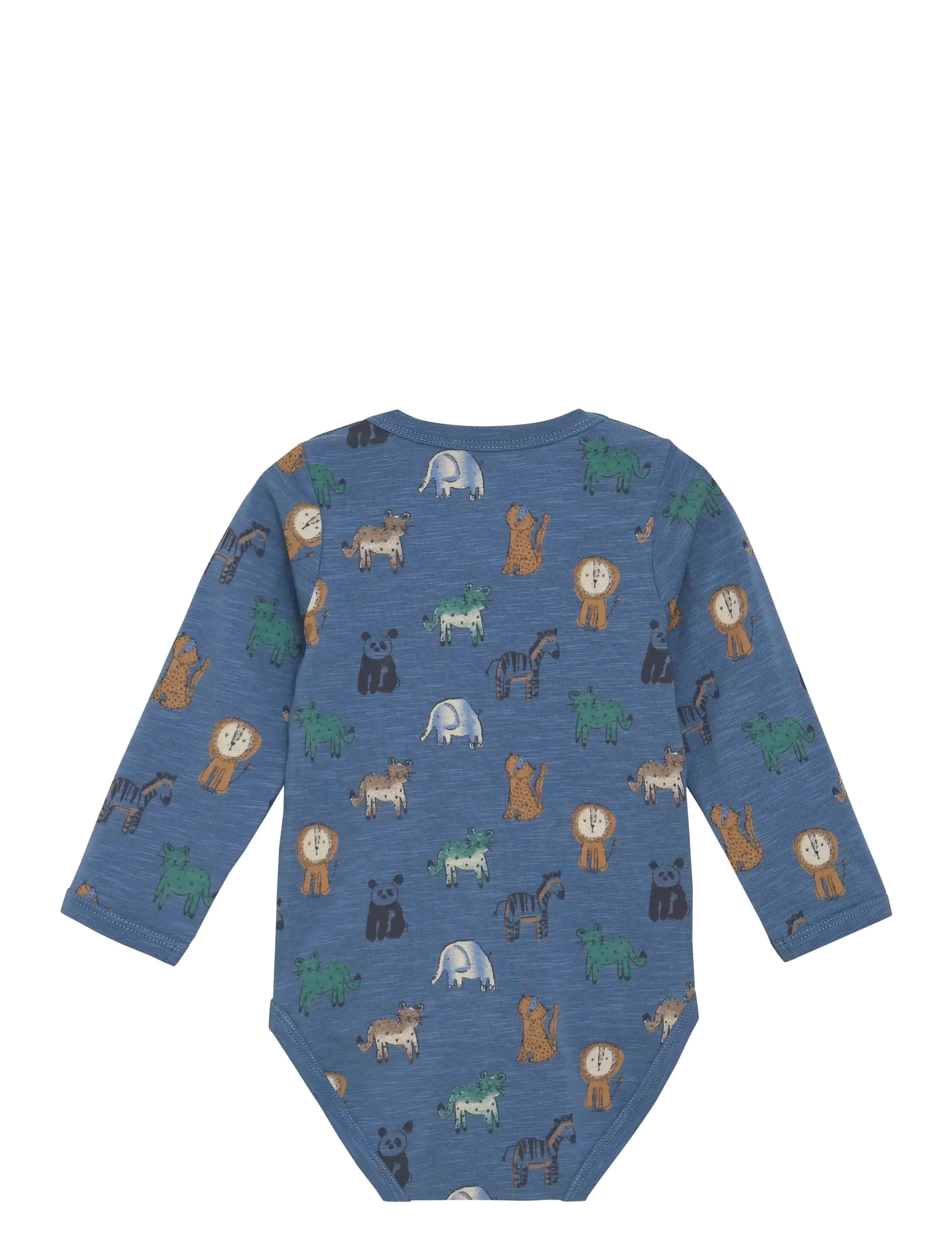Minymo - Body LS AOP - china blue - 1