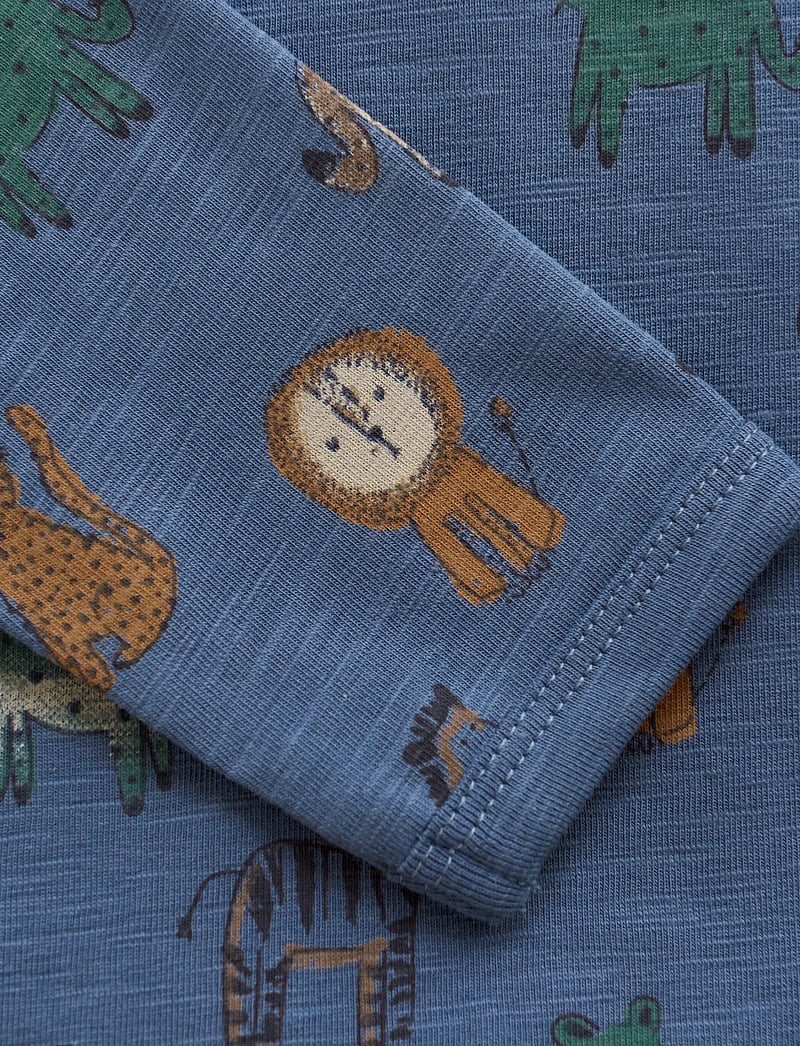 Minymo - Body LS AOP - china blue - 2