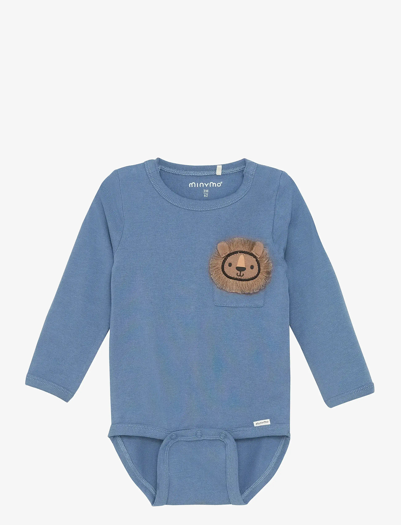 Minymo - Body LS - langärmelige bodys - china blue - 1