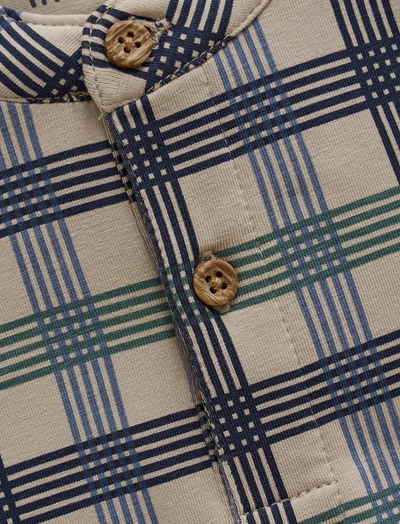 Minymo - Body LS AOP - long-sleeved - oxford tan - 2