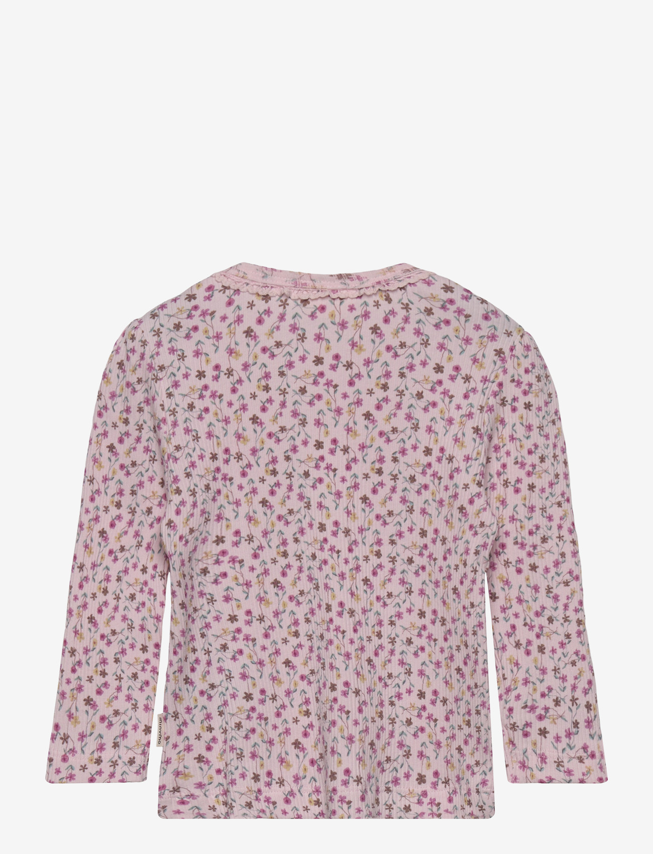 Minymo - T-shirt LS AOP Rib - langærmede t-shirts - tender touch - 1