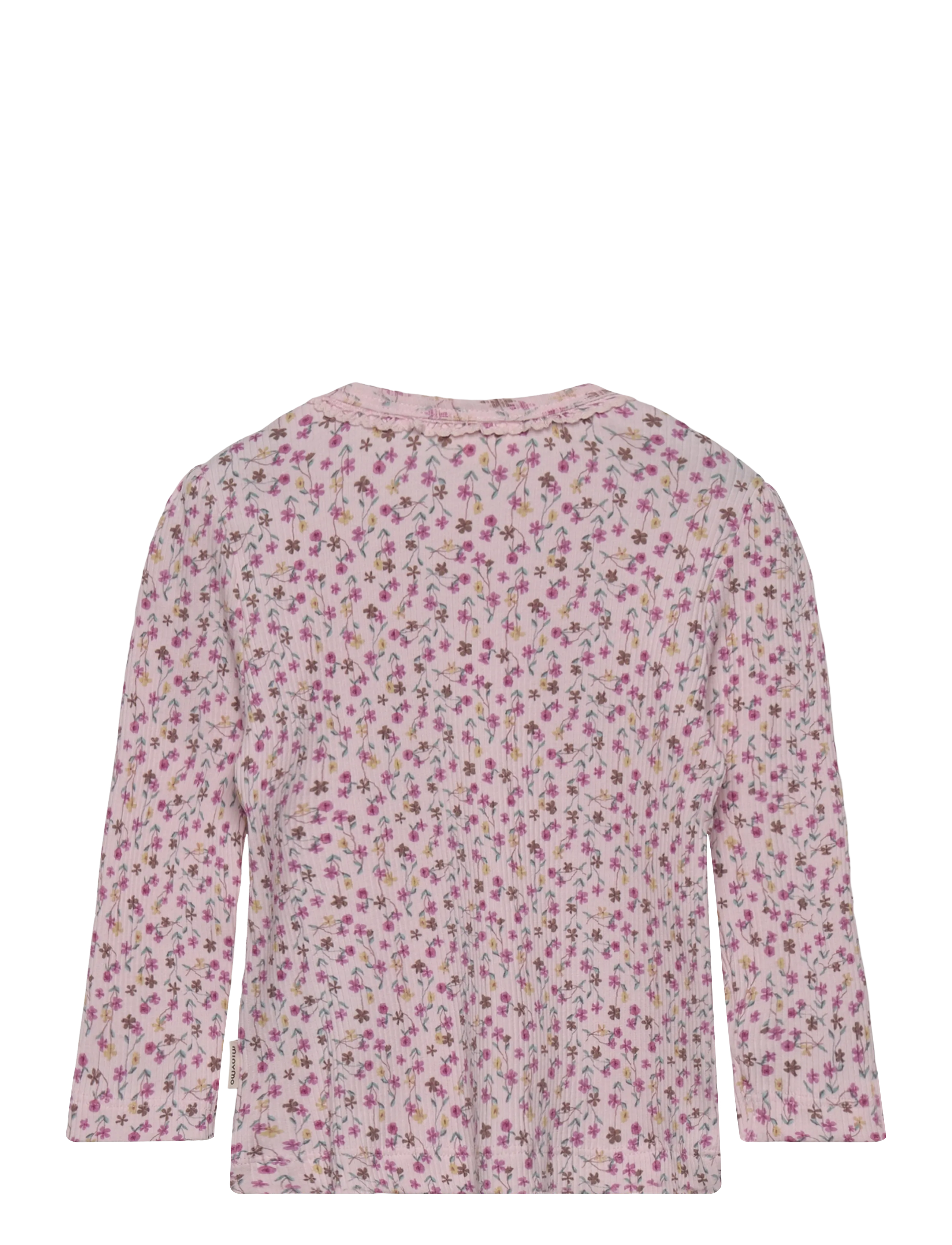 Minymo - T-shirt LS AOP Rib - langärmelig - tender touch - 1