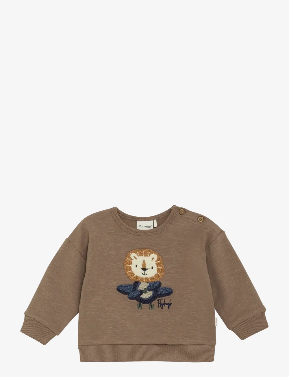 Minymo - Sweatshirt LS - sweatshirts - caribou - 0