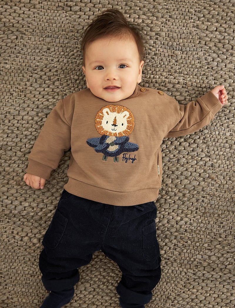 Minymo - Sweatshirt LS - sweatshirts - caribou - 3