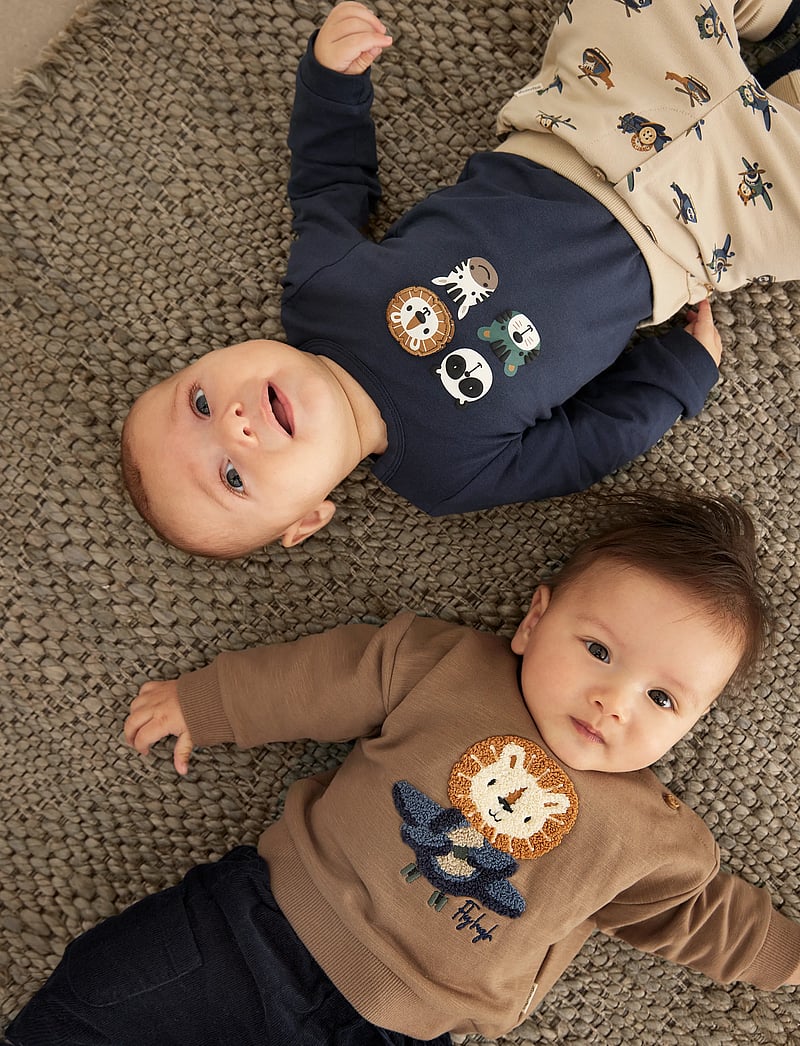 Minymo - Sweatshirt LS - sweatshirts - caribou - 4