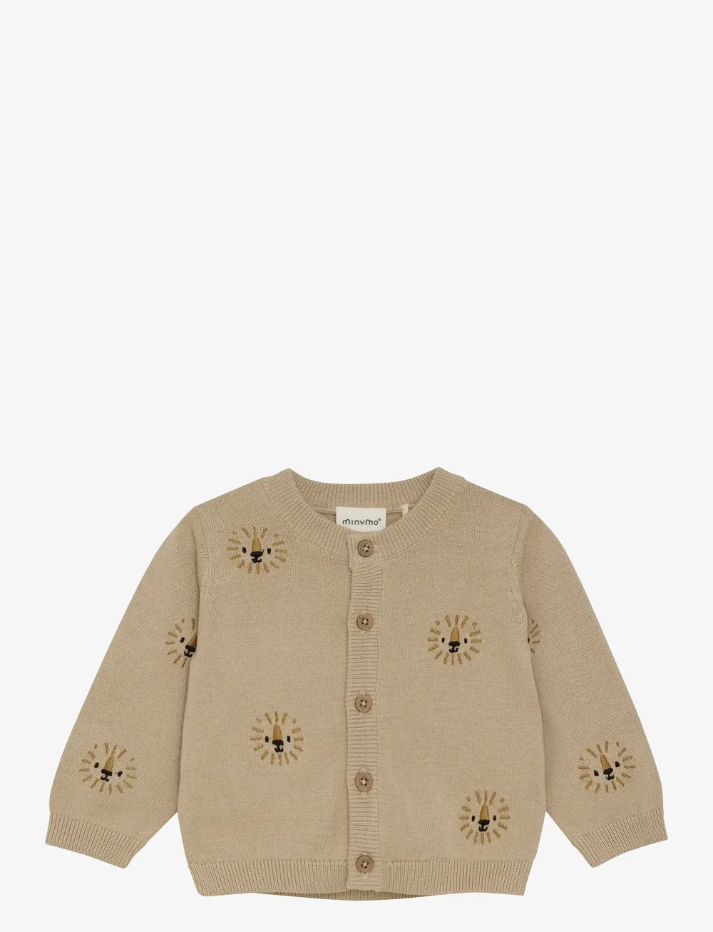 Minymo - Cardigan Knit - cardigans - oxford tan - 0